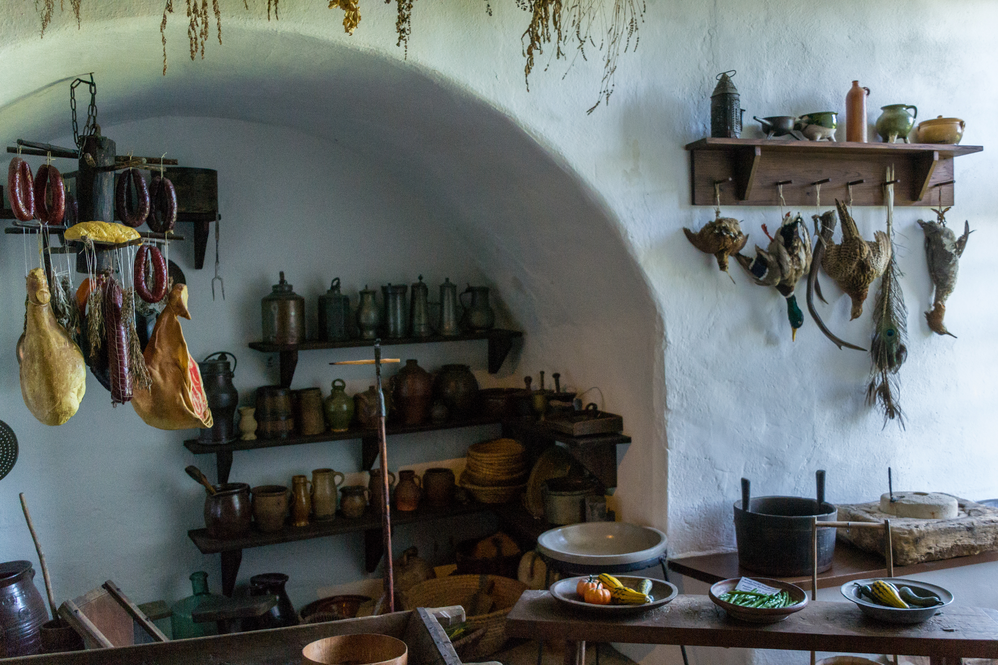 A well stocked larder.