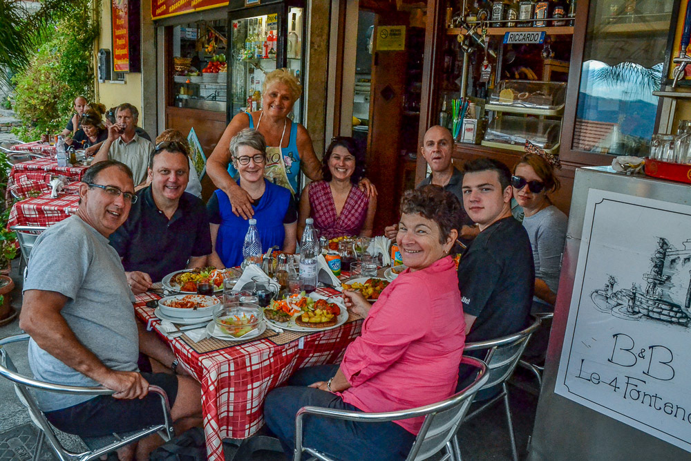 Nonna adopts us as honorary members of her Taormina famiglia.