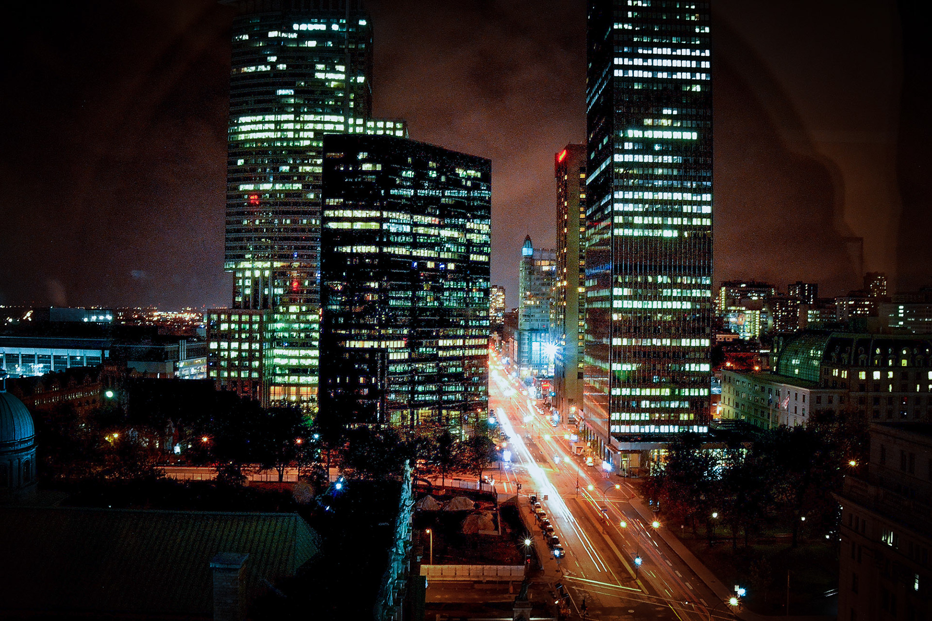 The lights of Montreal