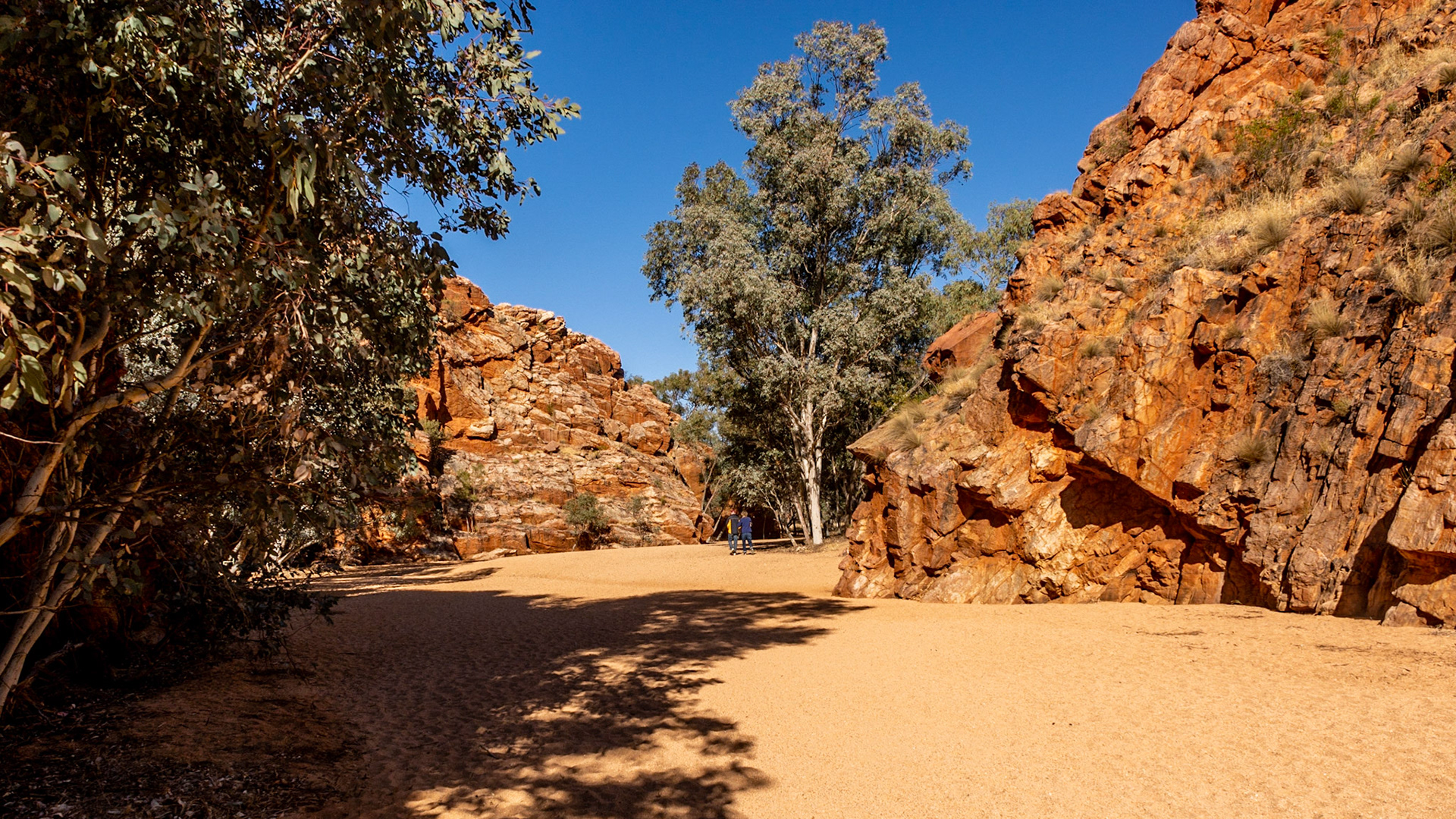 Emily Gorge - our first to explore as we head east from Alice