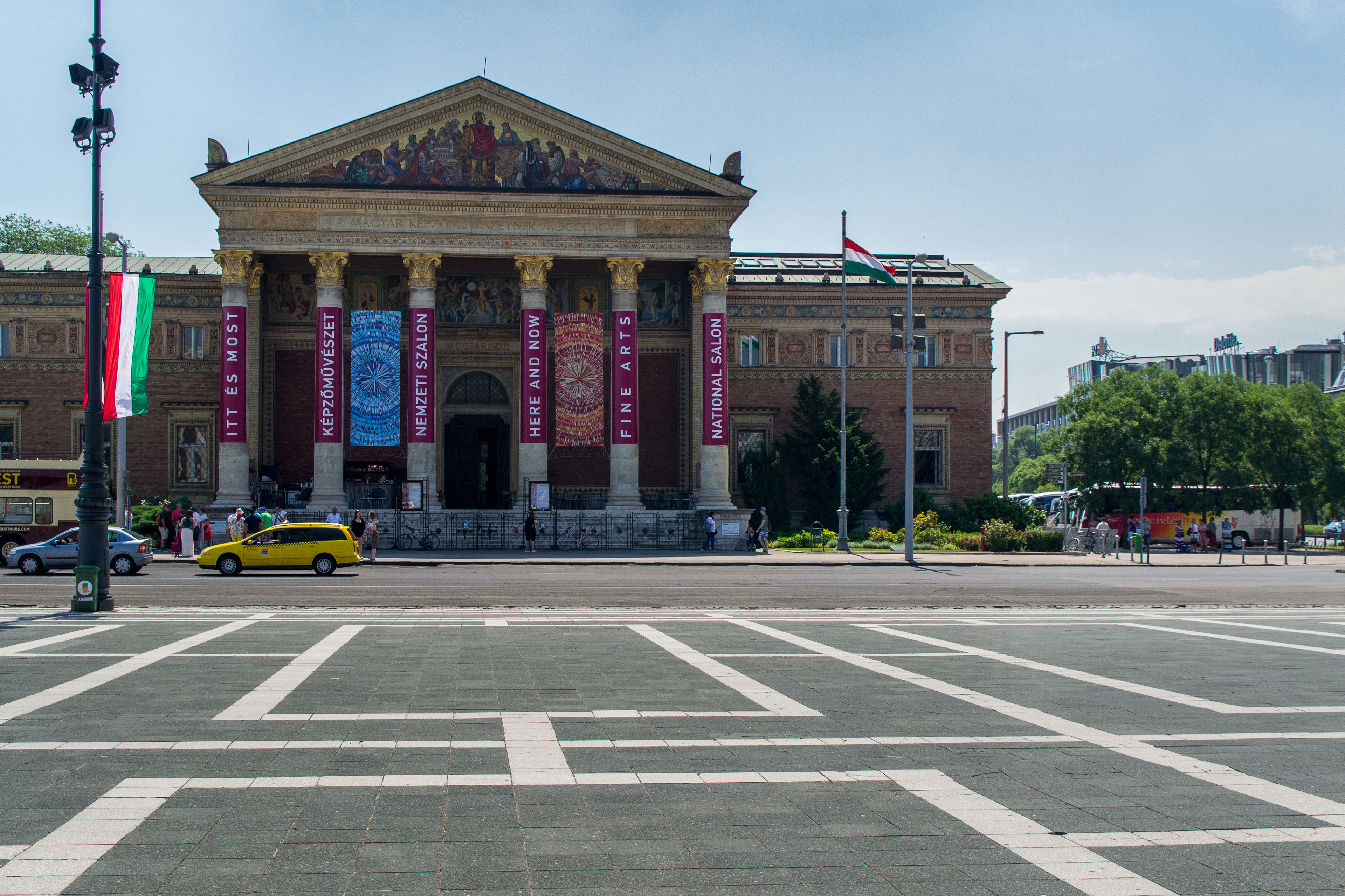 Museum of Fine Arts adjacent Hero's Square.