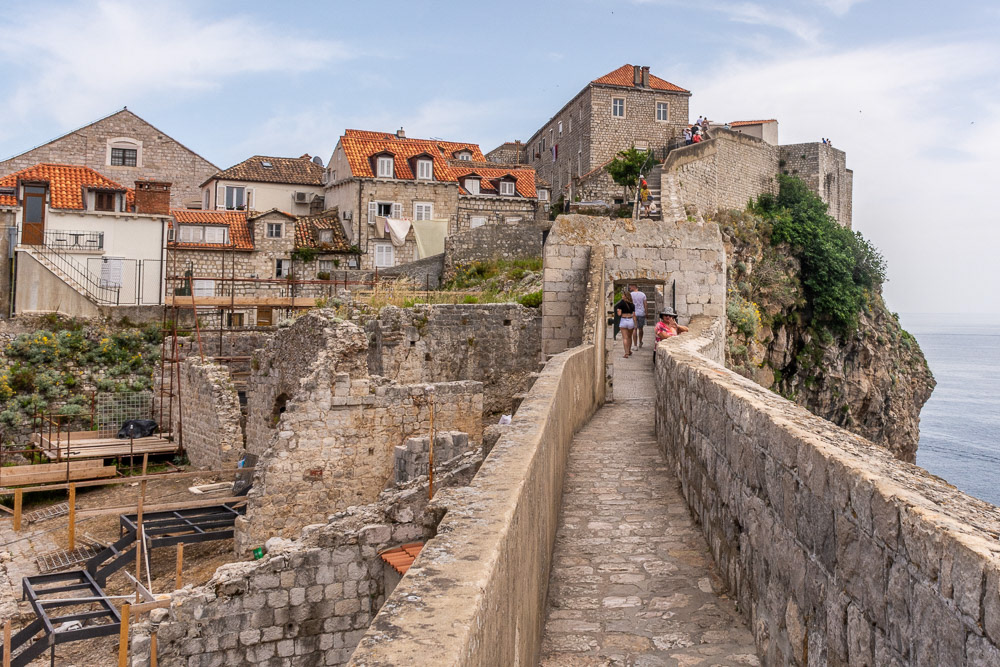 One of the section gates along ramparts.