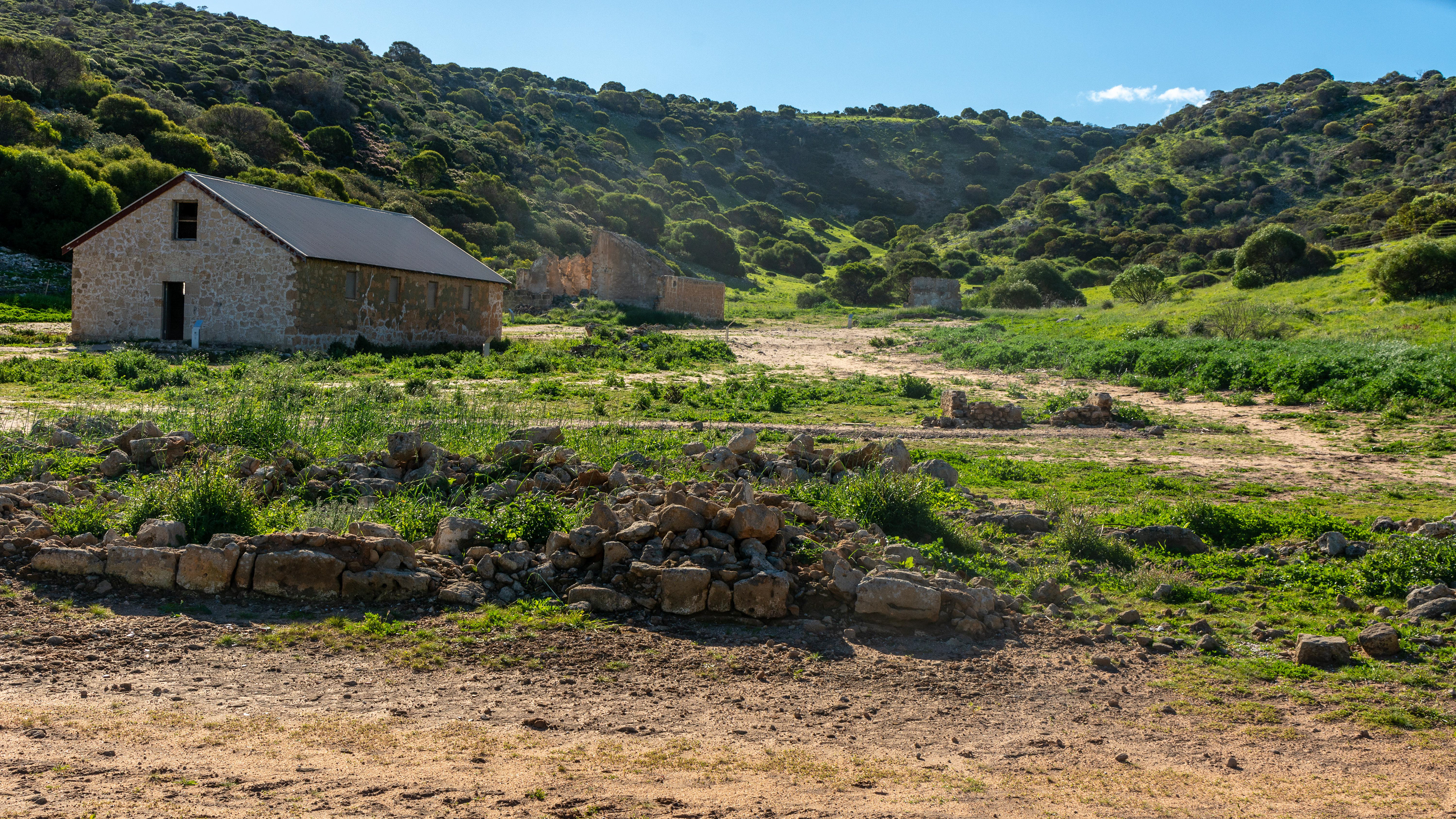 Outbuildings of the Lynton site which served as a convict hiring depot.Northampton -
