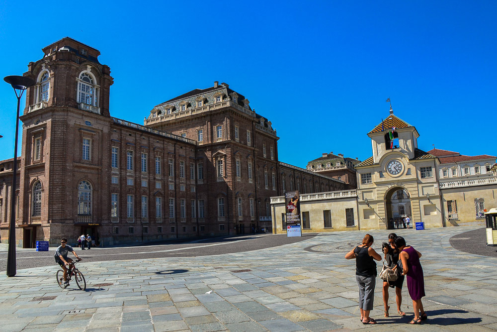 The Clocktower entrance into the Palace of Venaria.