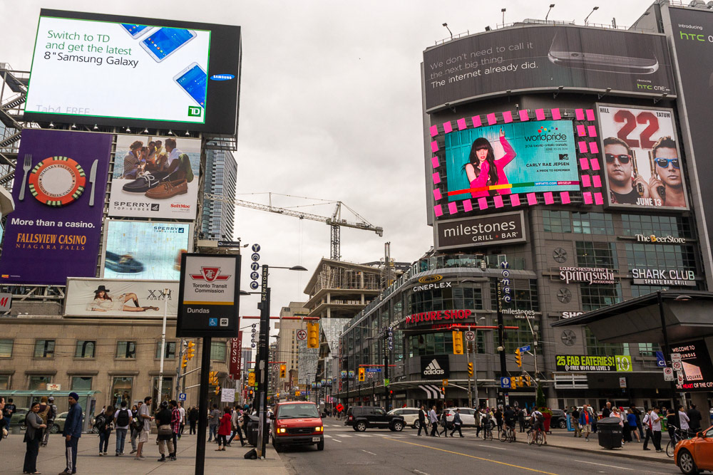 Yonge Street, until 1999, the Guinness Book of World recorded it as the longest street in the world.