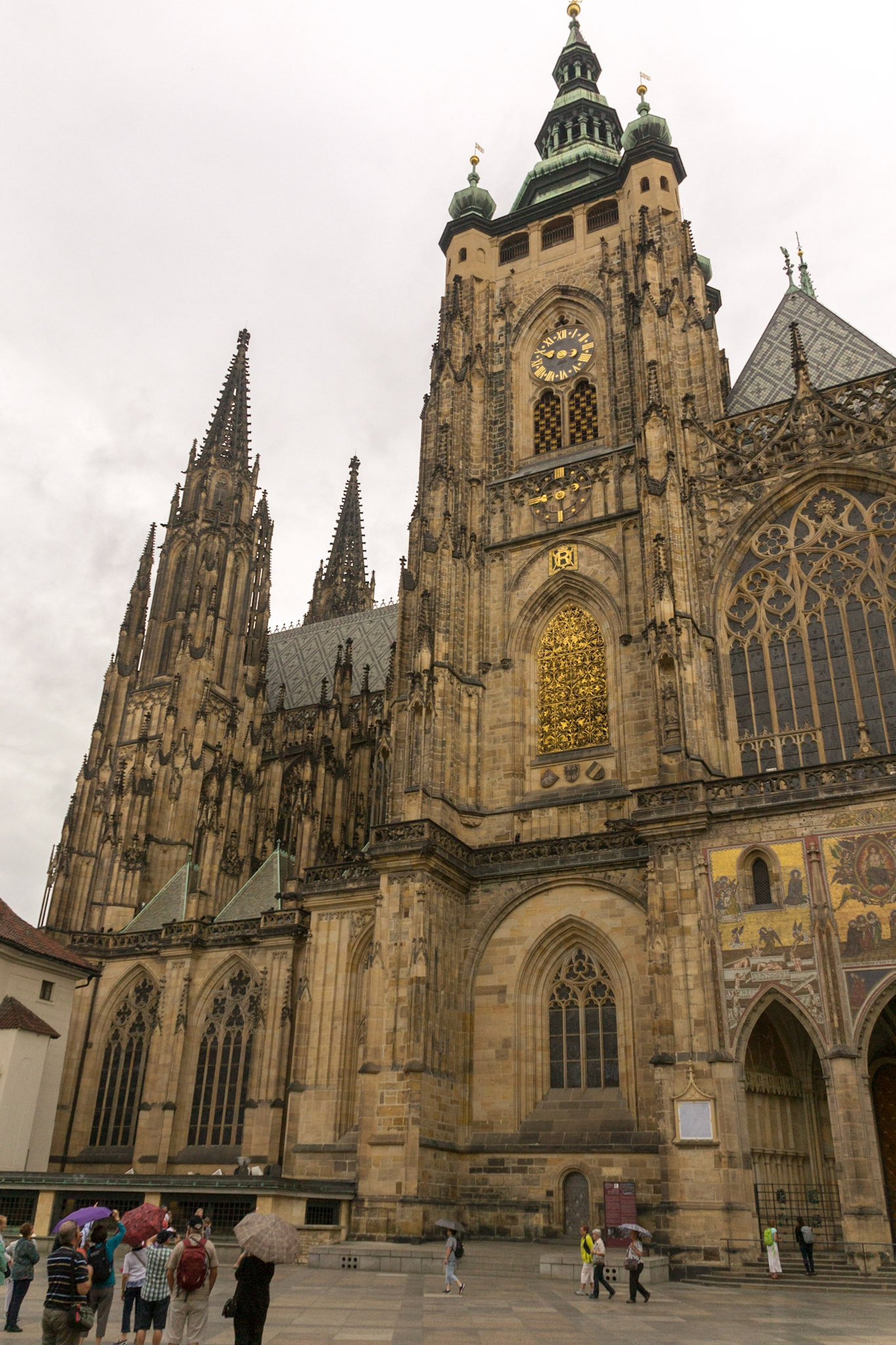 Southern facade of St Vitas Cathedral