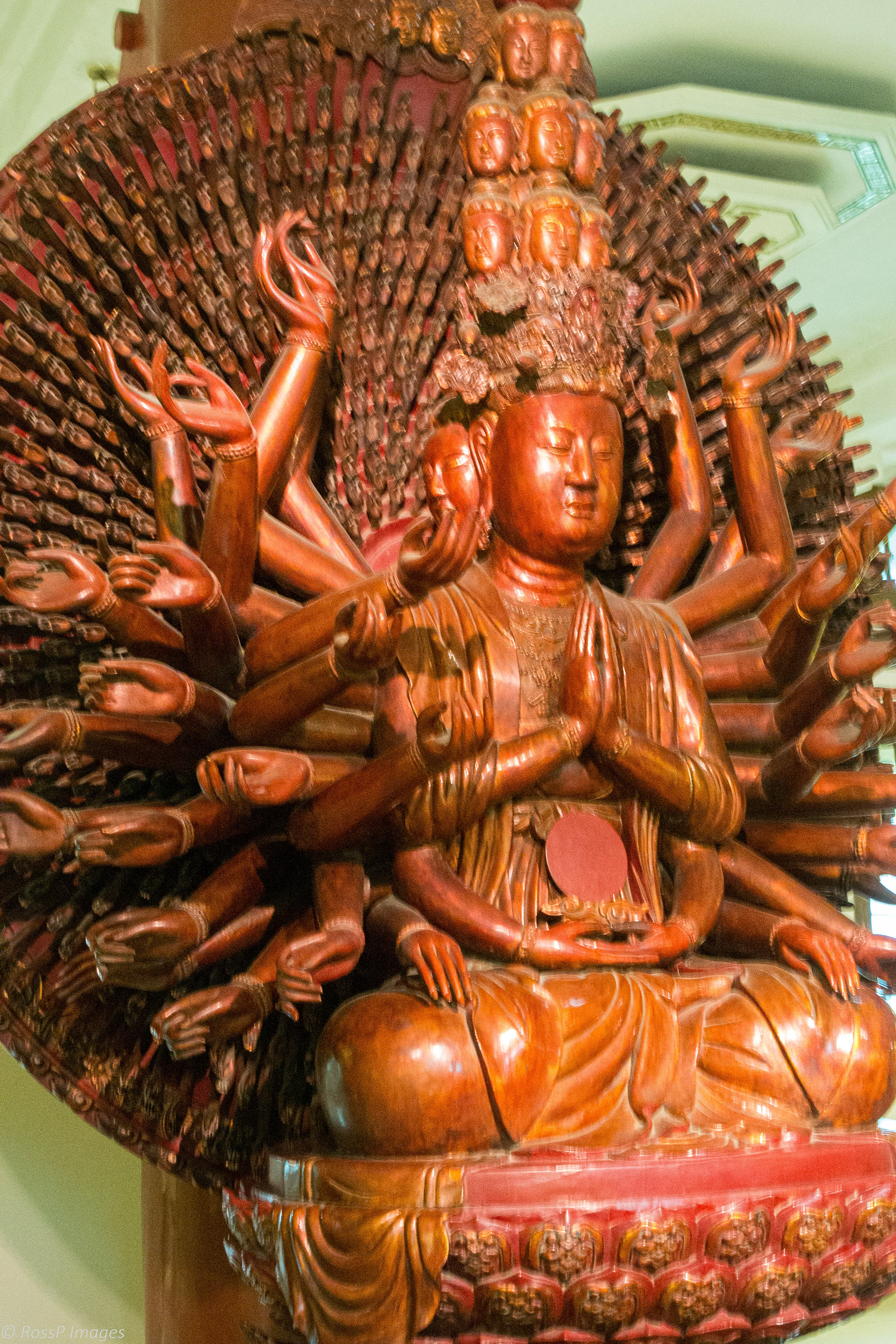 Guanyin and the Thousand Arms, carved in 1656 in the Bac Ninh Province.