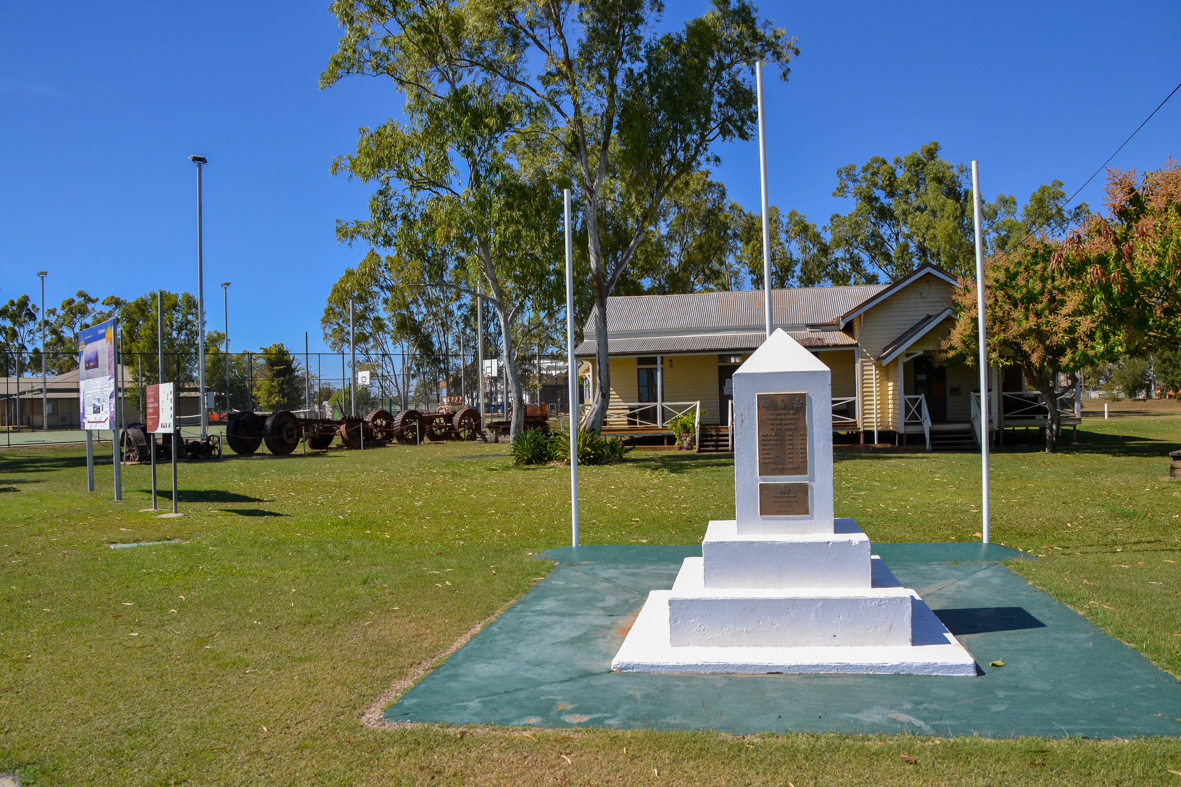 The memorial to the Anzacs of WW1.