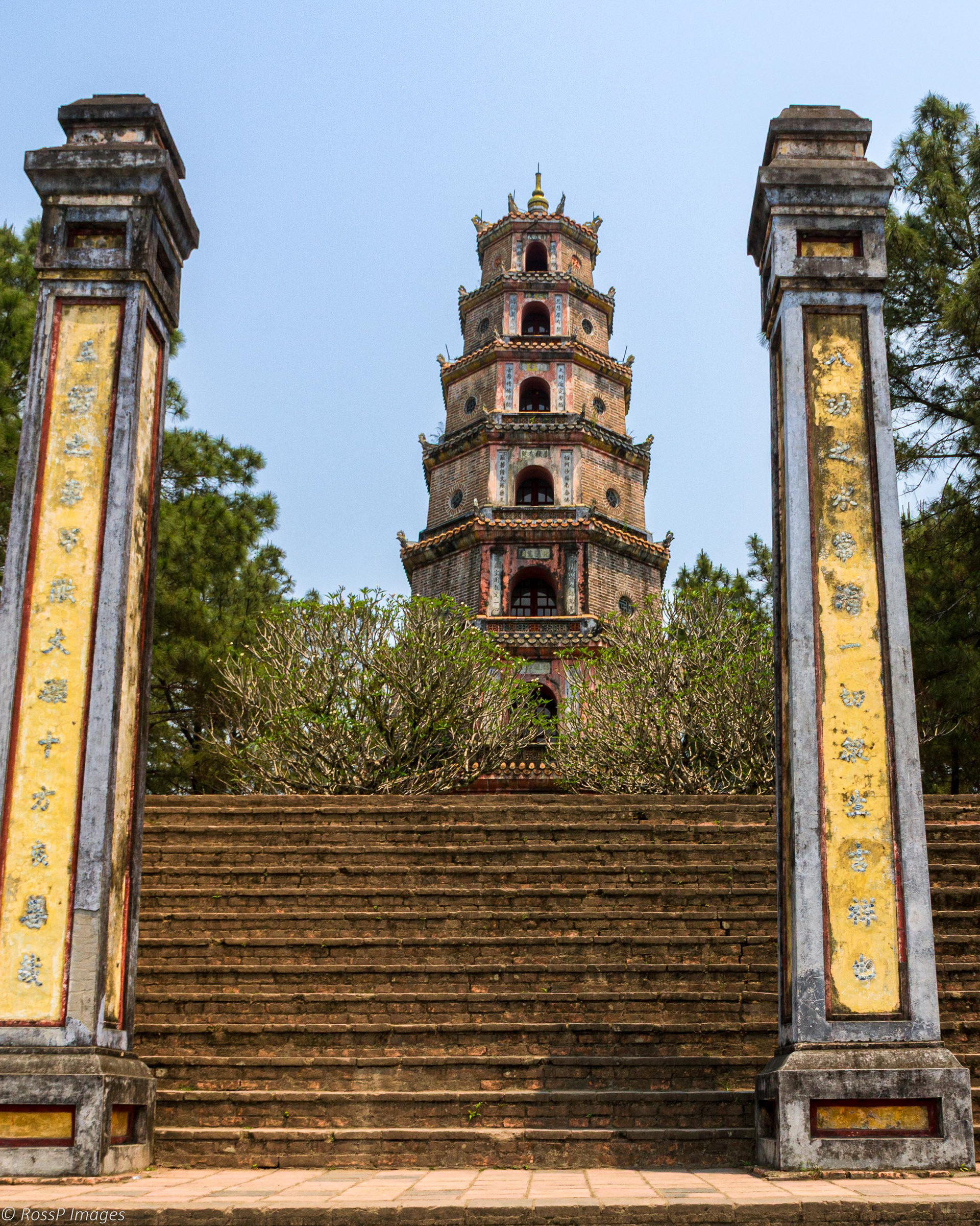 Thien Mu Temple is a seven storey pagoda regarded as the unofficial the “symbol” of the city of Hue.