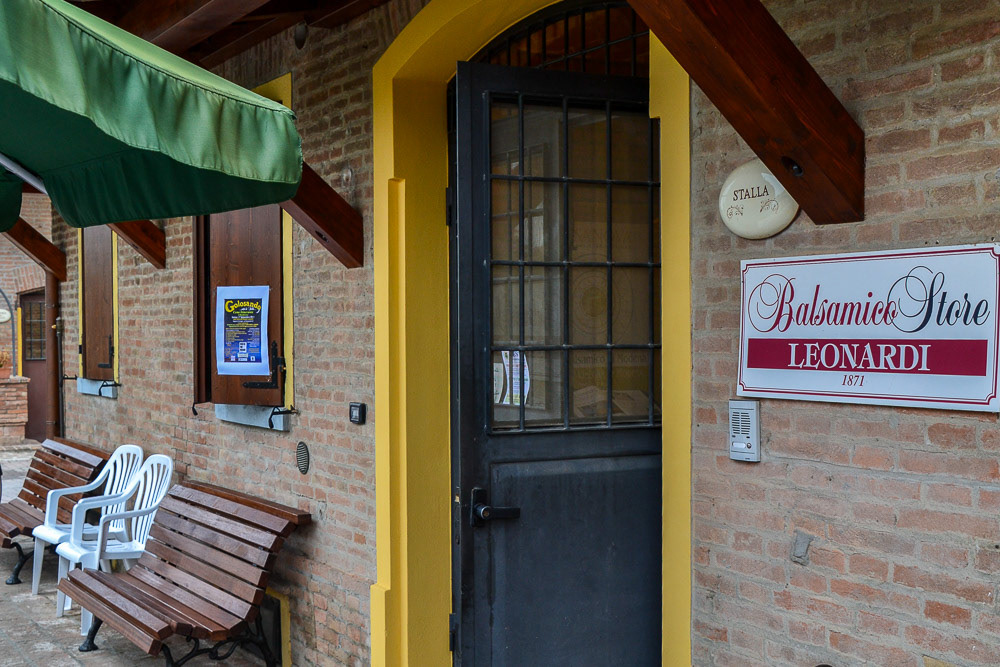 Modena - Leonardi, home of fine balsamic vinegar.