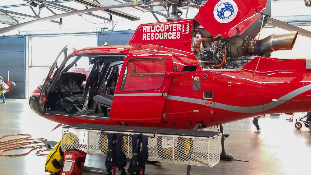 Antarctic bound equipment on display