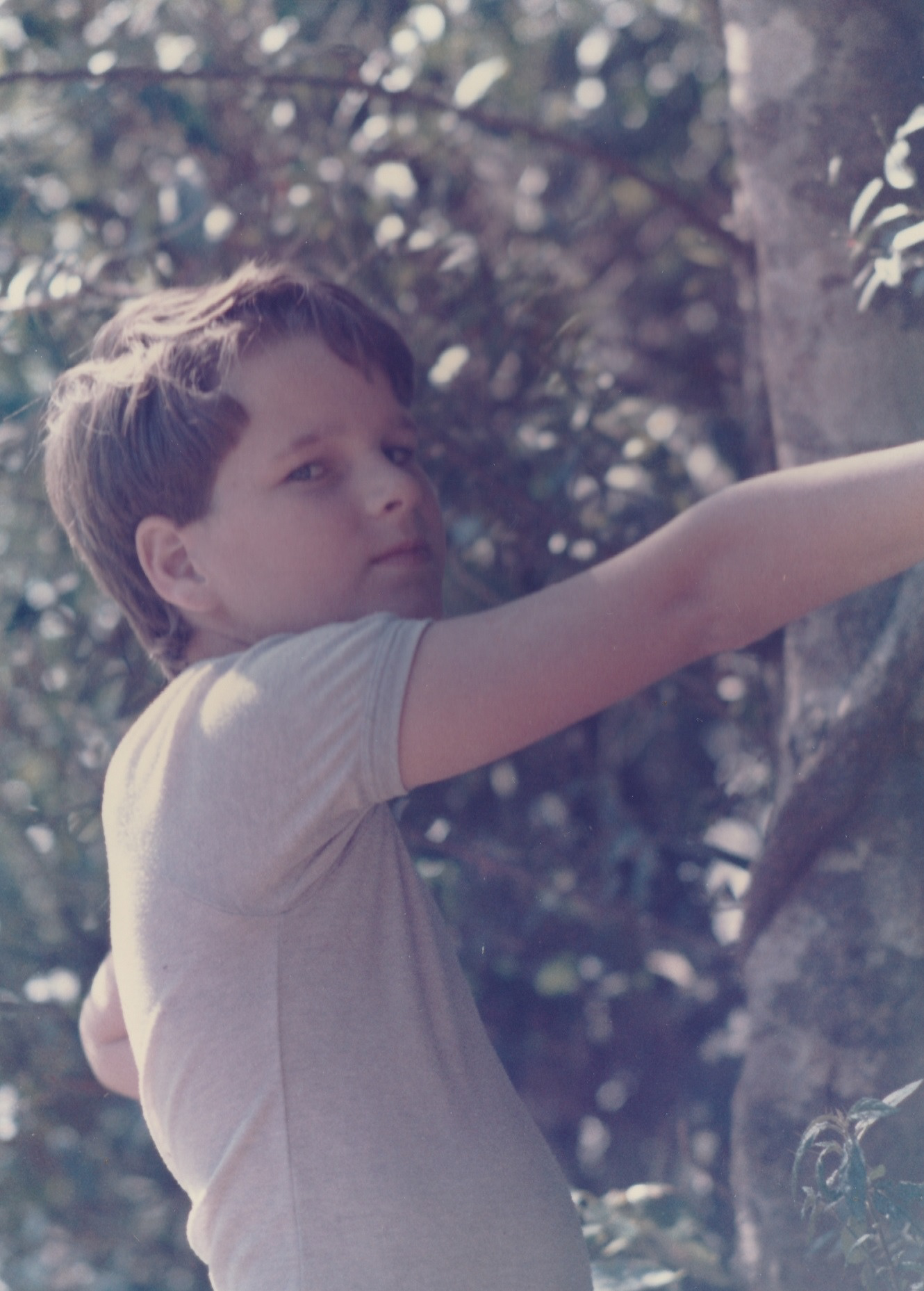 Matt - tree hugging