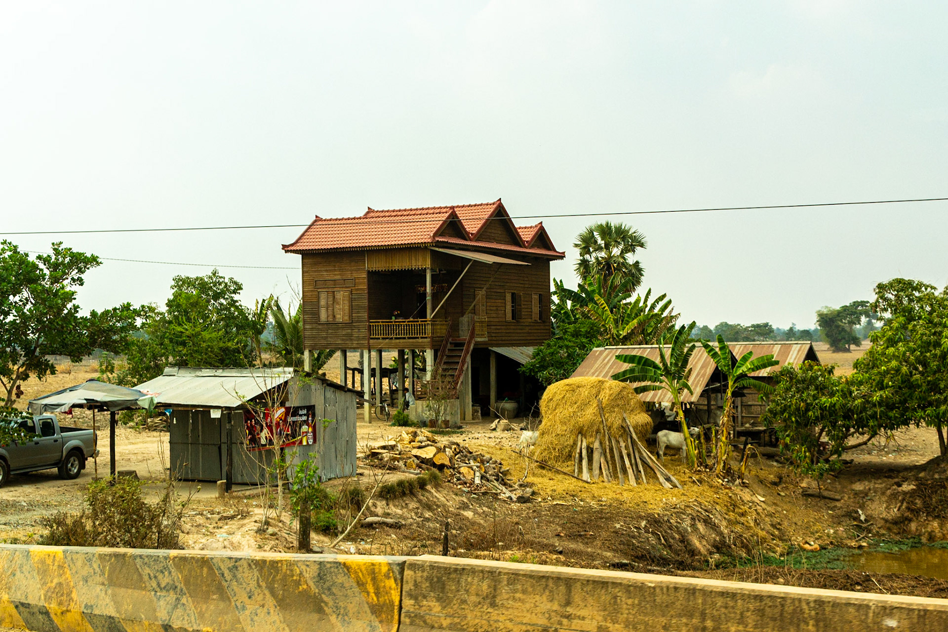 Roadside dwelling.