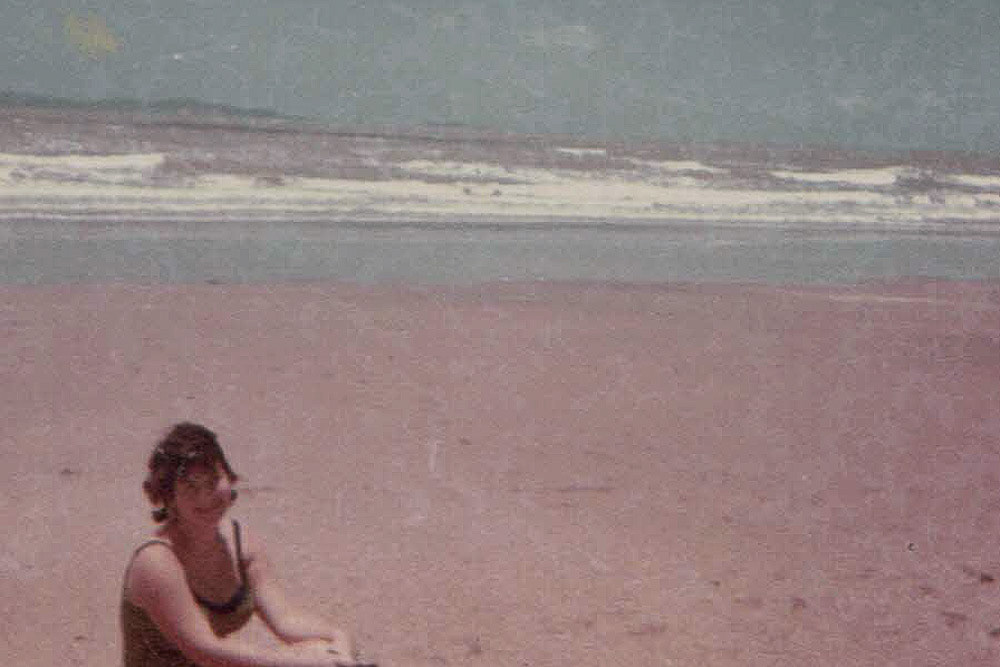 Cheryl at the beach 19-11-67