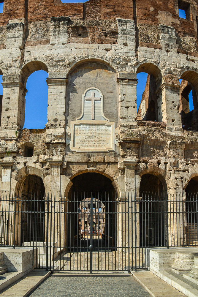 One of the entry gates accessing the ampitheatre.