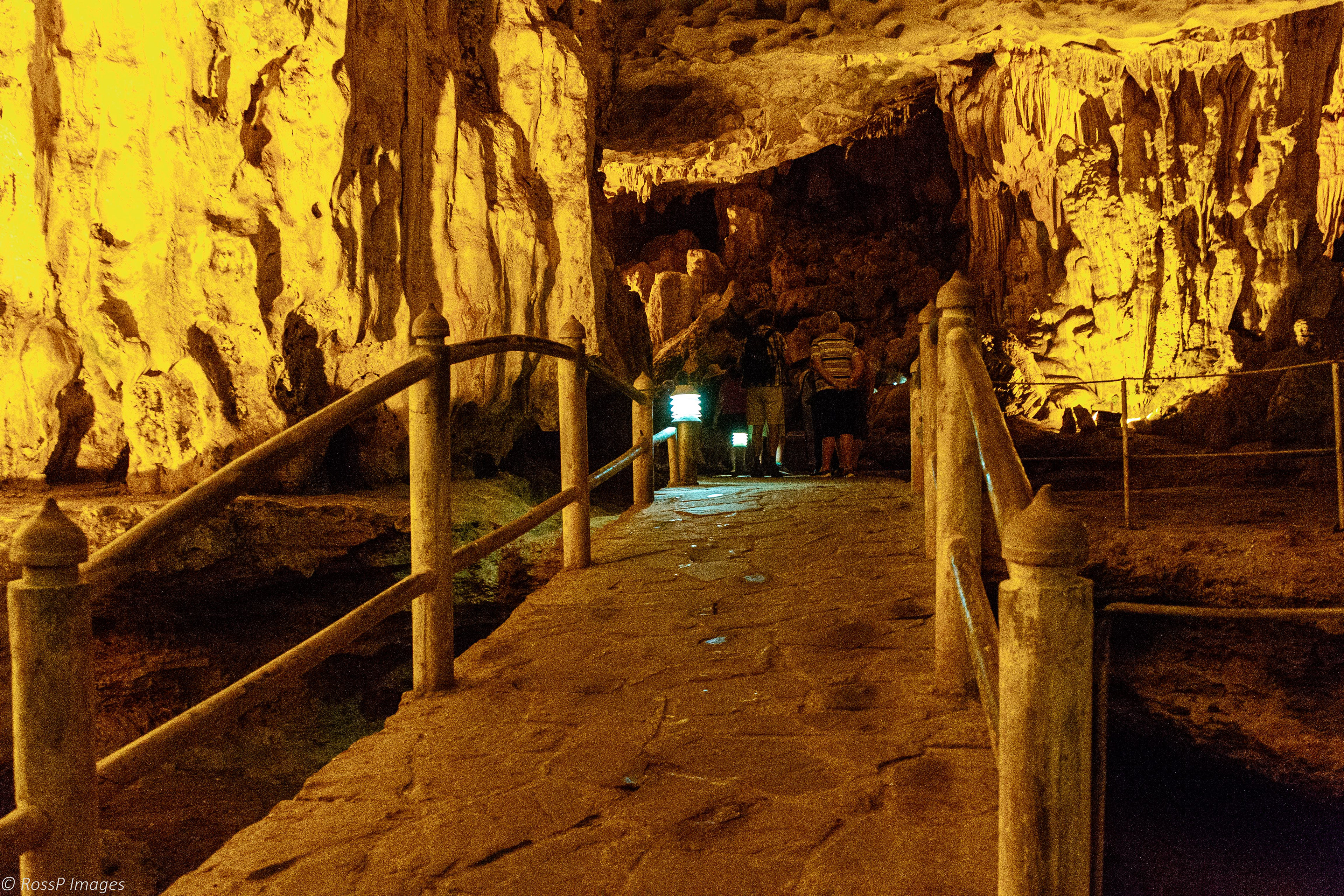Well defined paths ensures the cave system easily accessible.