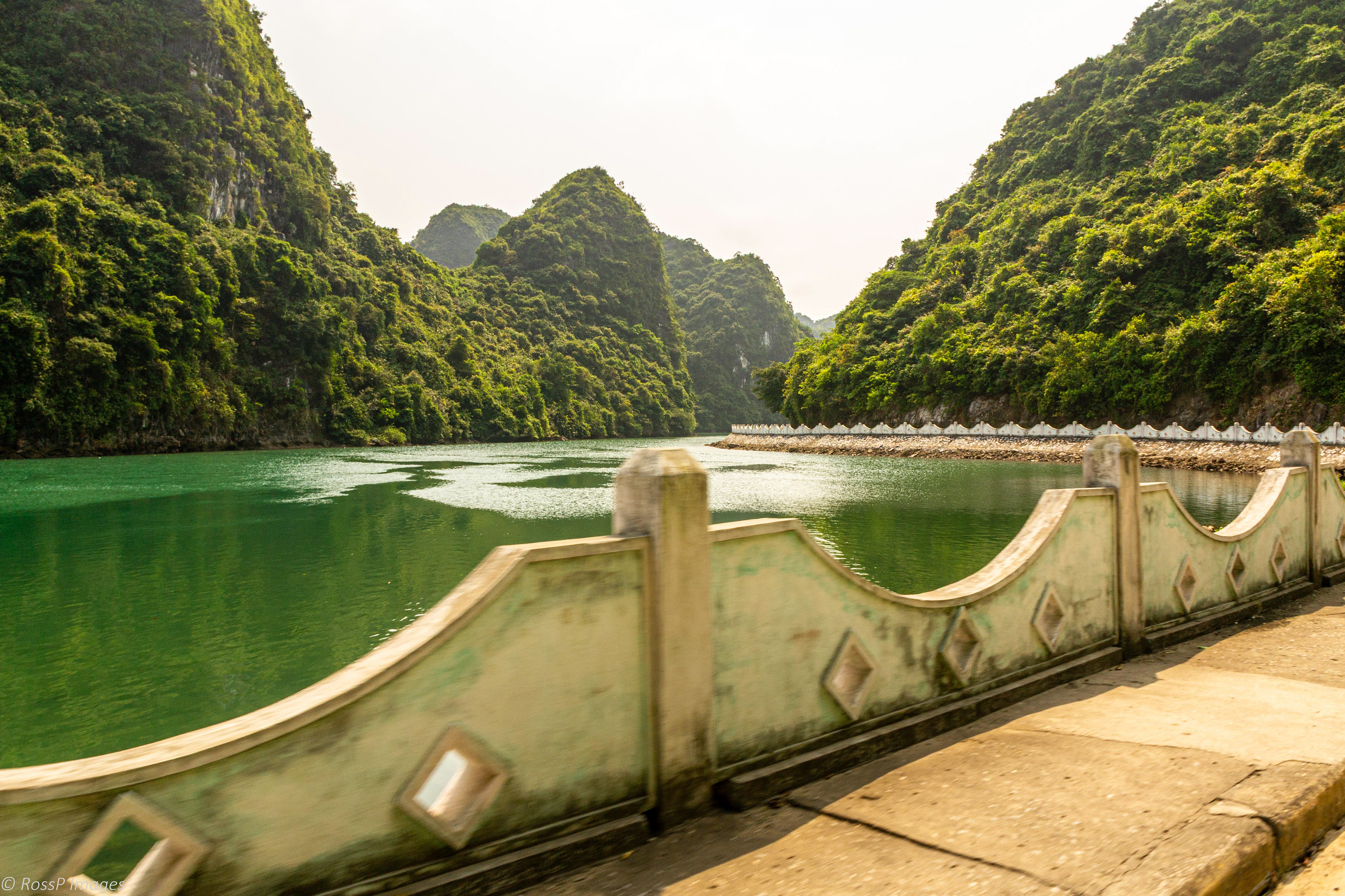 It's an mpressive entrance along the foreshore to Viet Hai Village located deep in Cat Ba National Park.