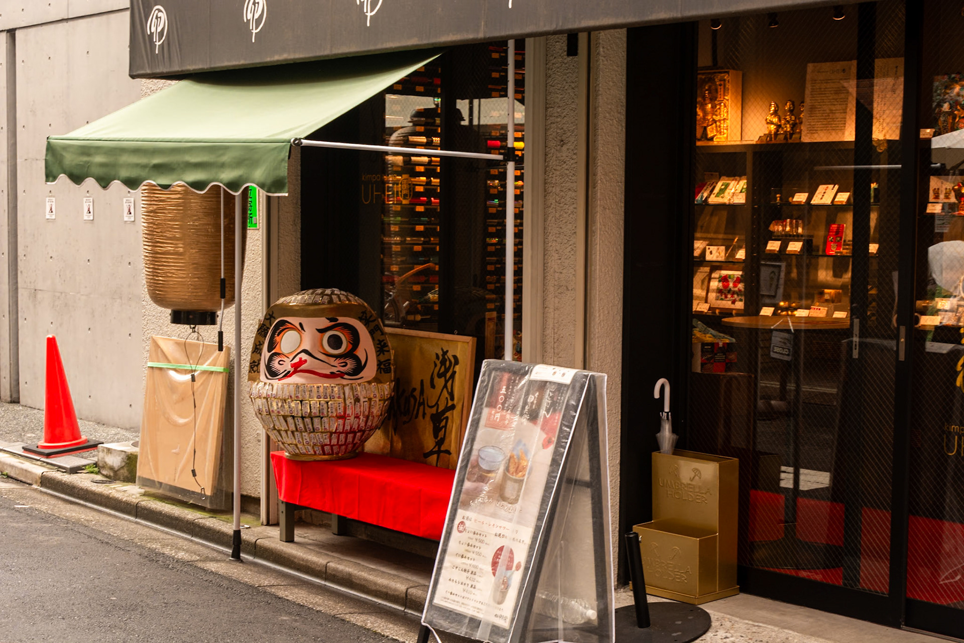 Shops in the alleyways of Nakamise-dori also have some curious items on display.