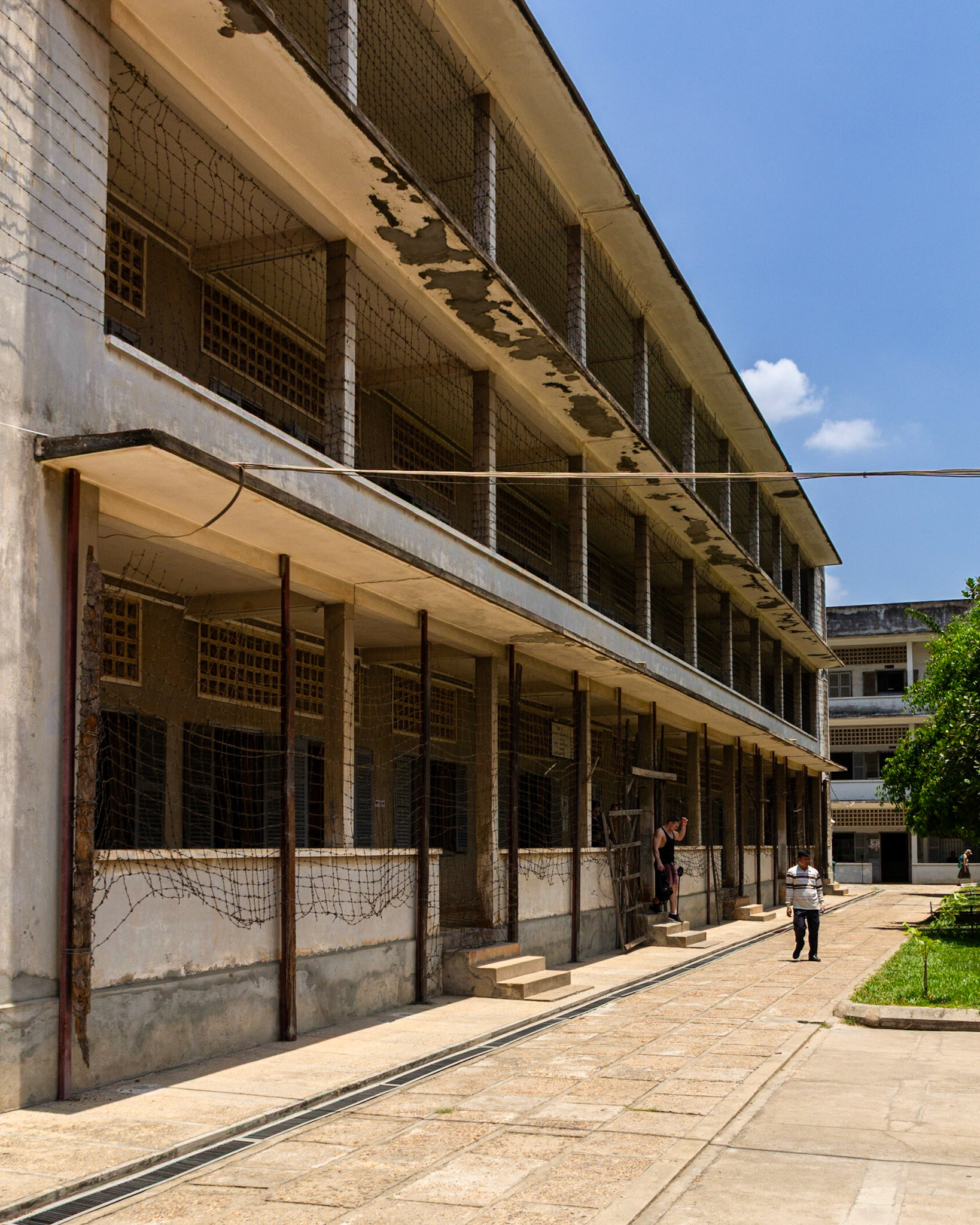 Tuol Sleng Genocide Museum - a former High School used as the notorious security prison S-21.
