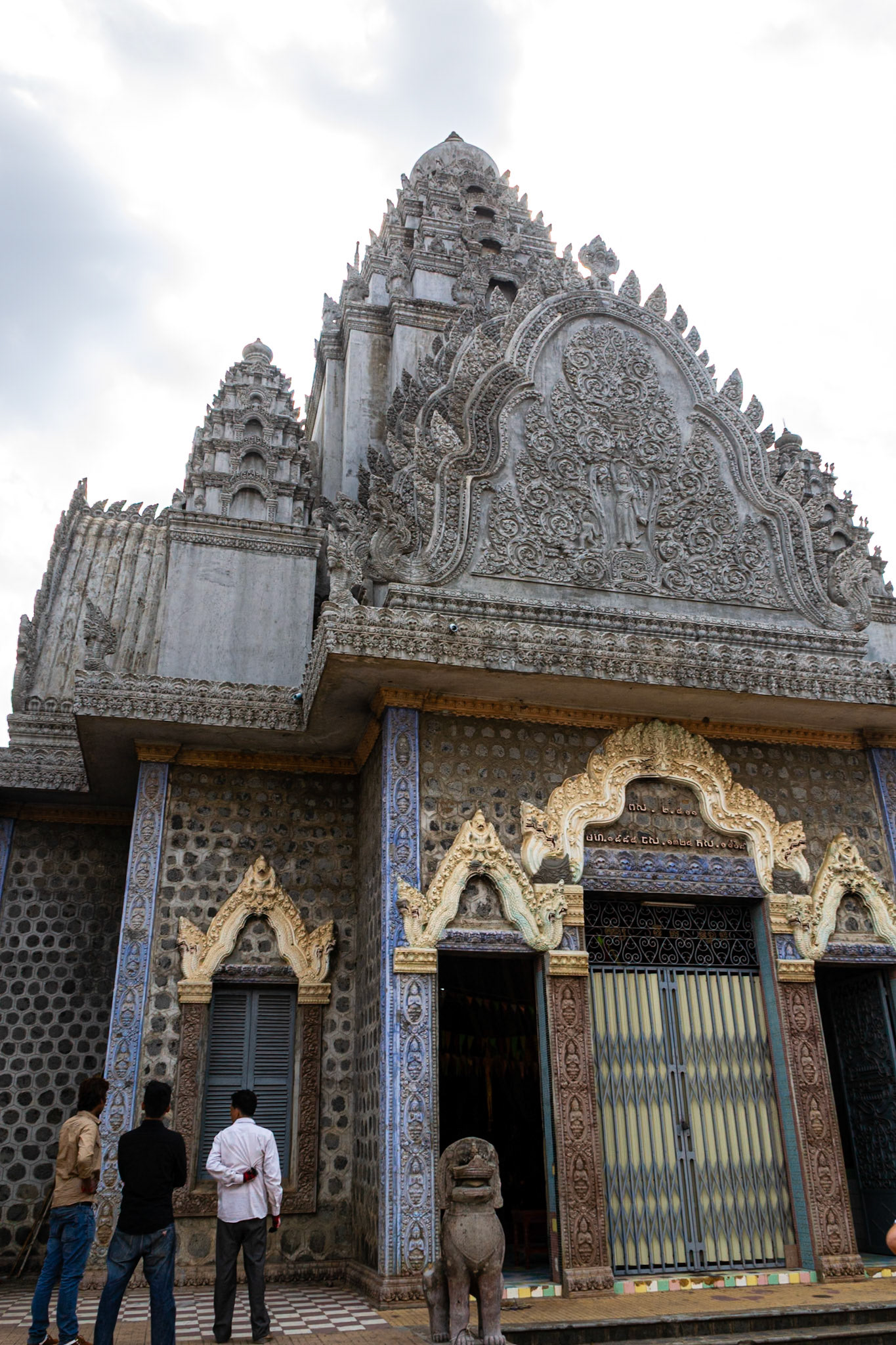 Elaborate carvings adorn the temple.
