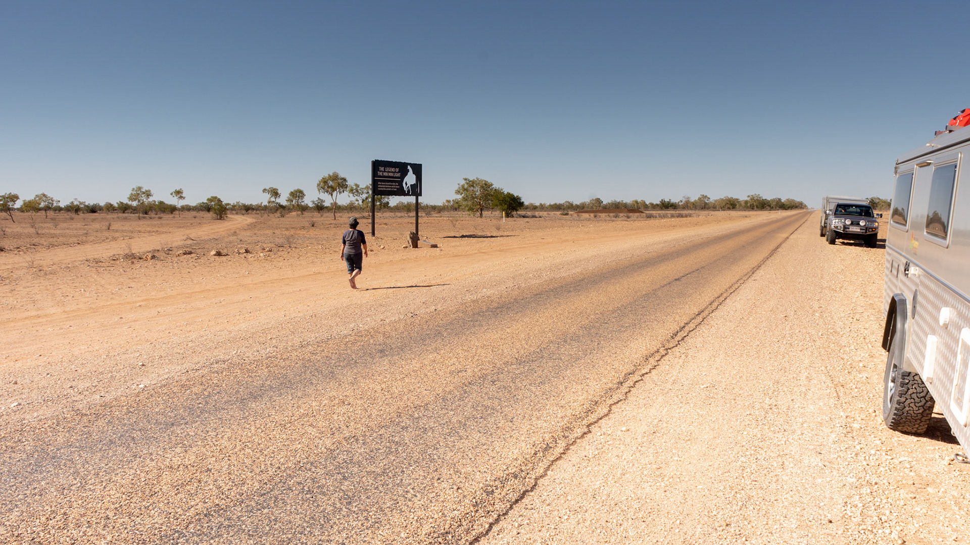 Travelling west from Boulia the story of Min-Min Lights unfold