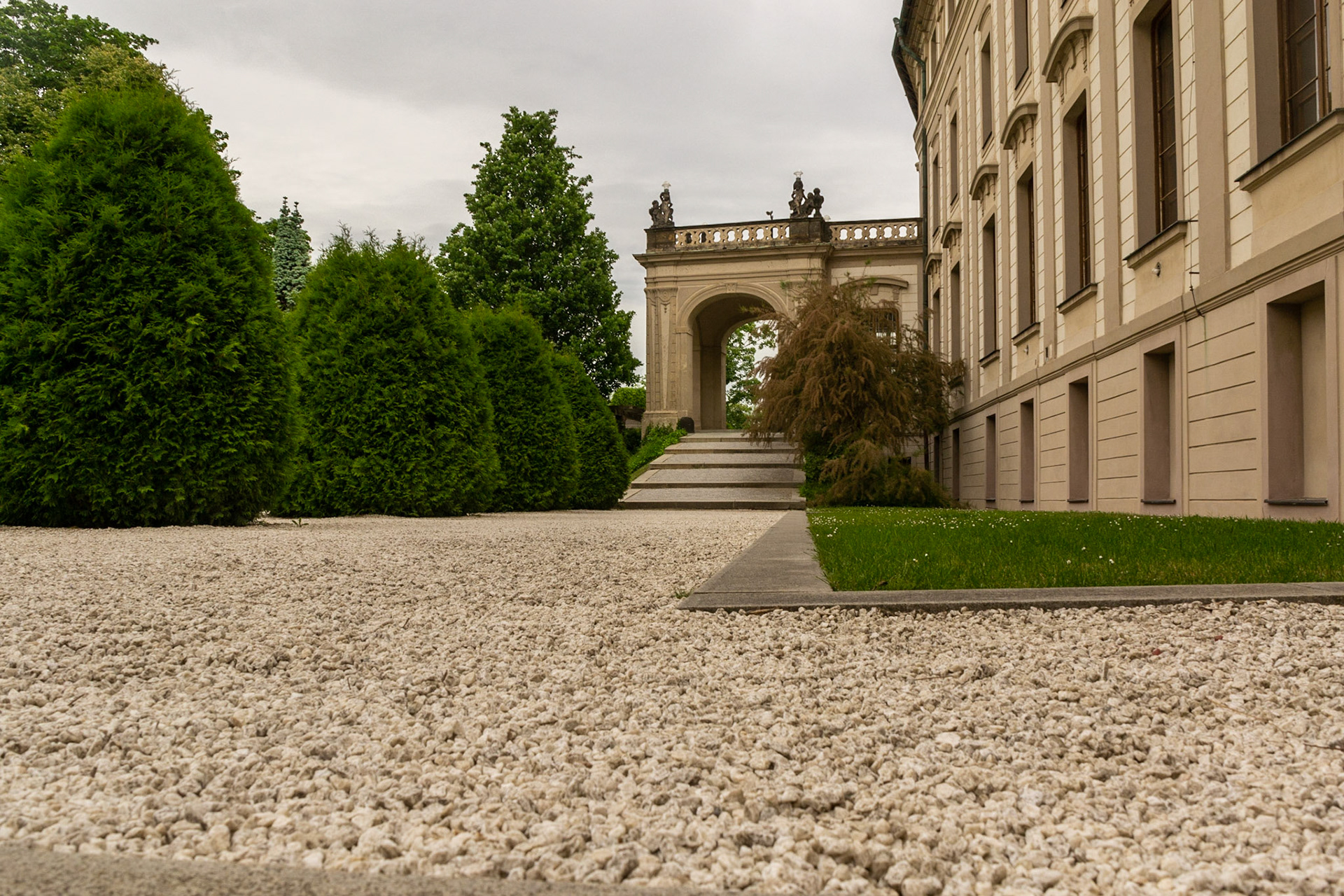 Manicured Gardens within the Castle grounds
