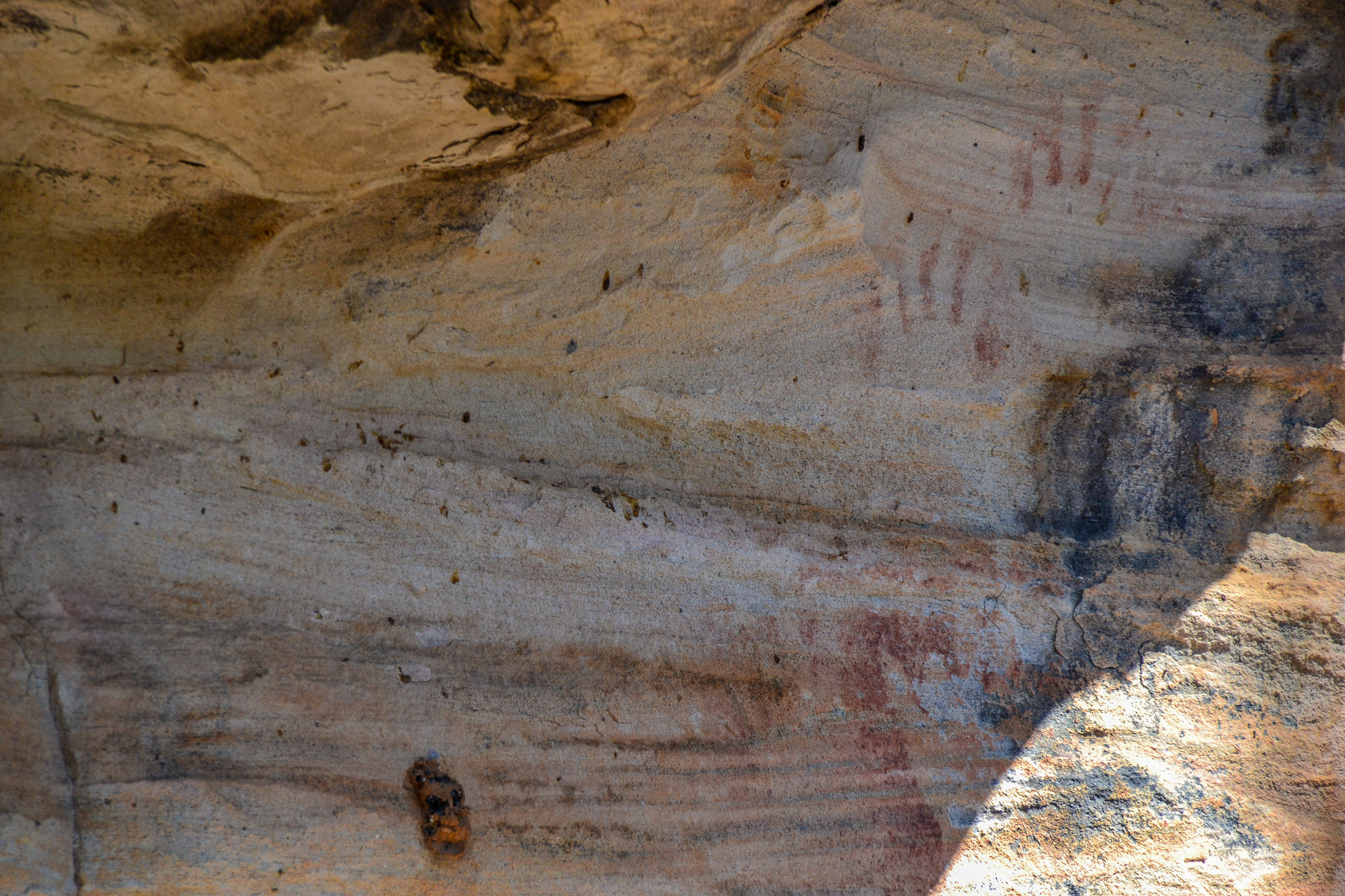 Some Aboriginal rock art encountered along the way.