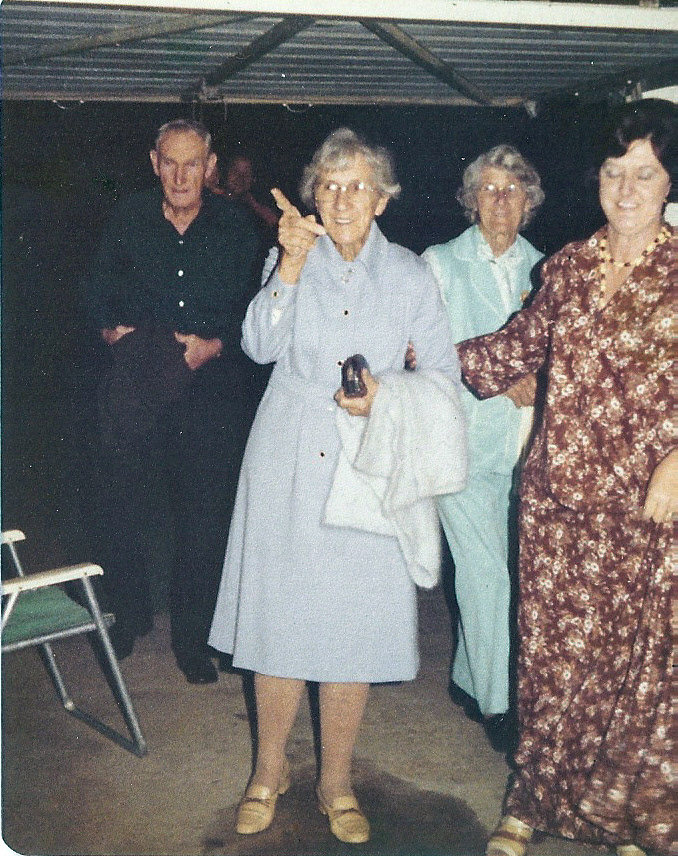 Earnest Walker, Marie (80th B'day), Mina & Nell