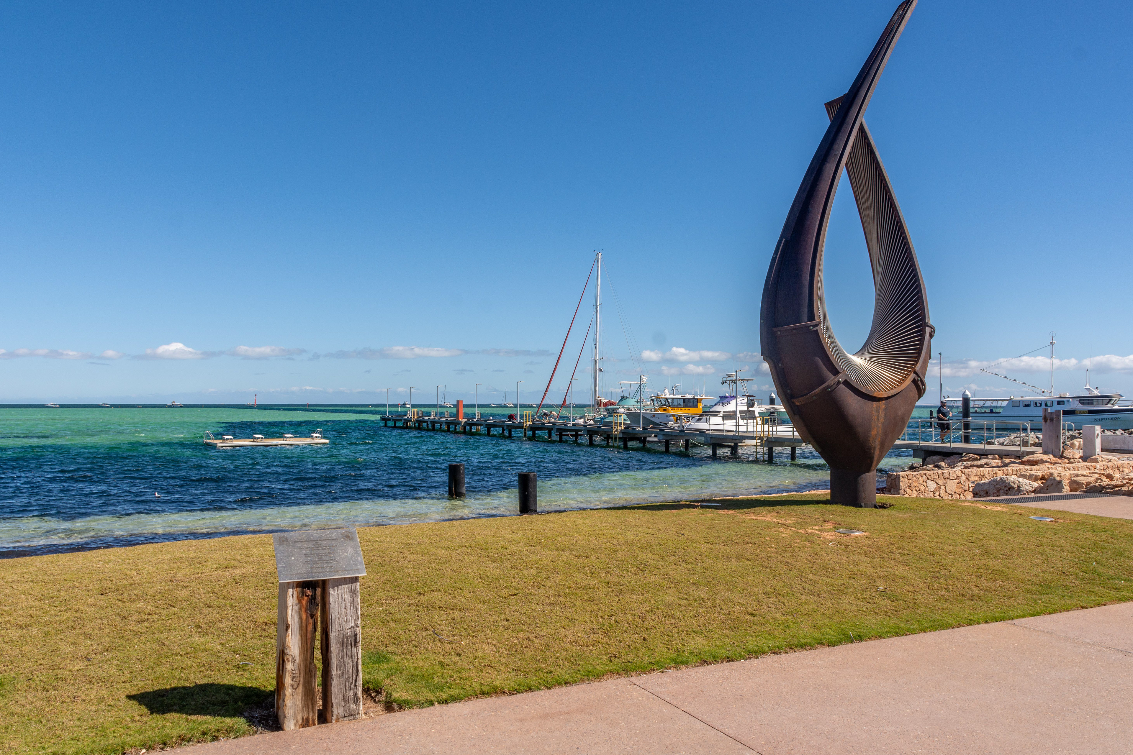 Denham - small boat harbour.