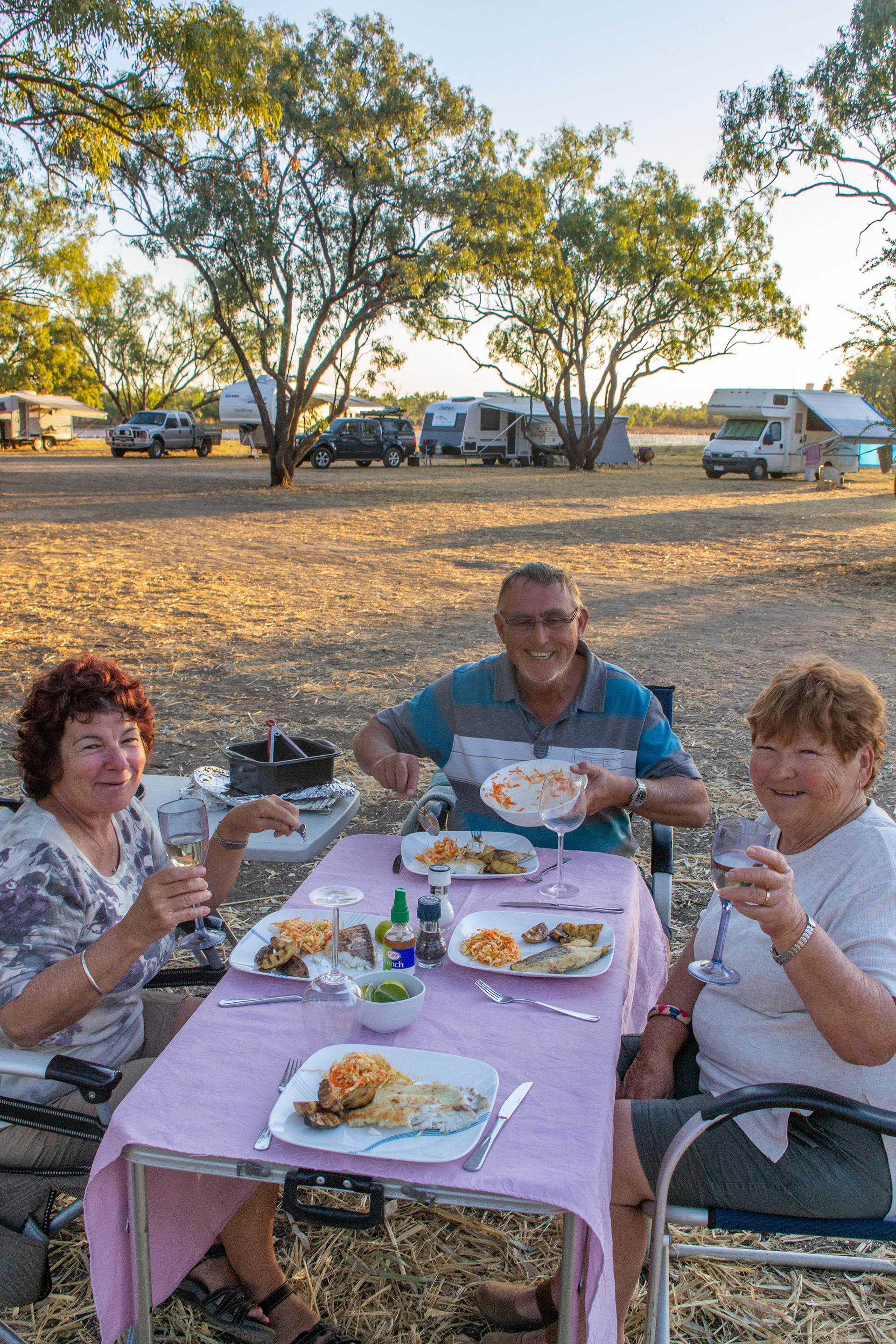 BBQ Barramundi is on the menu tonight.
