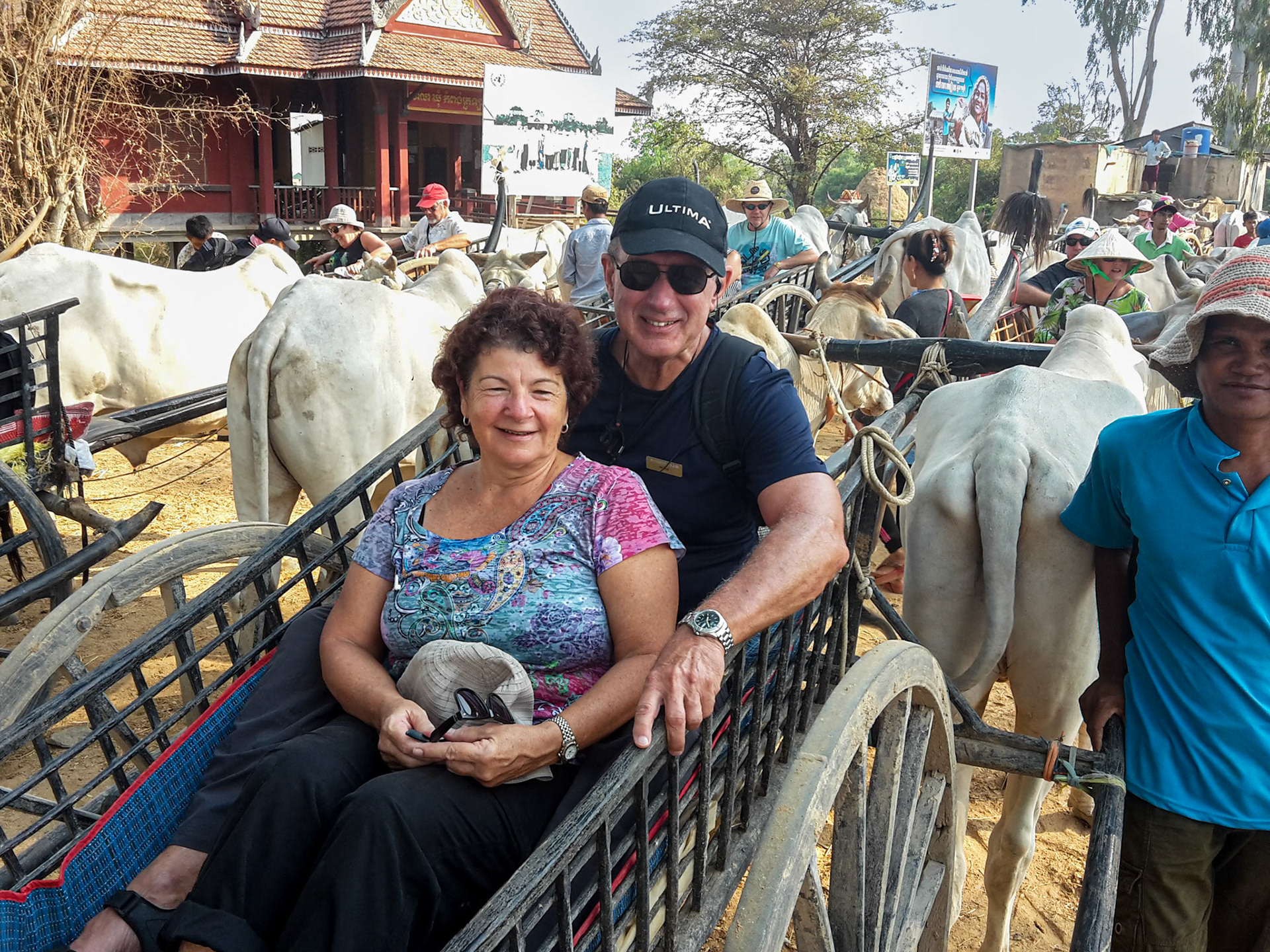 Our carriage, not the most comfortable mode of transport