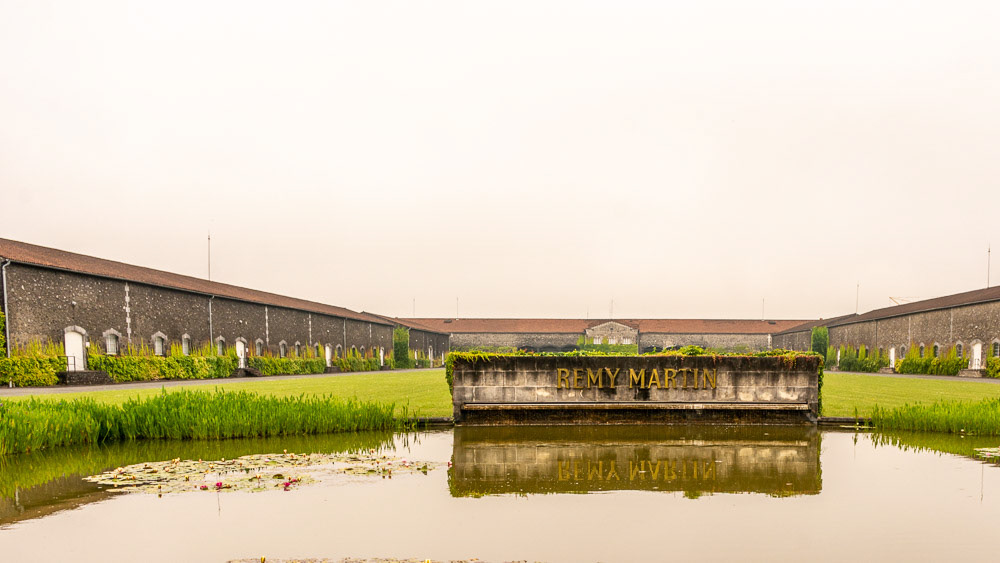 Remy Martin - the surrounding buildings house vast quantities of Eaux-de-Vie, Cognac.