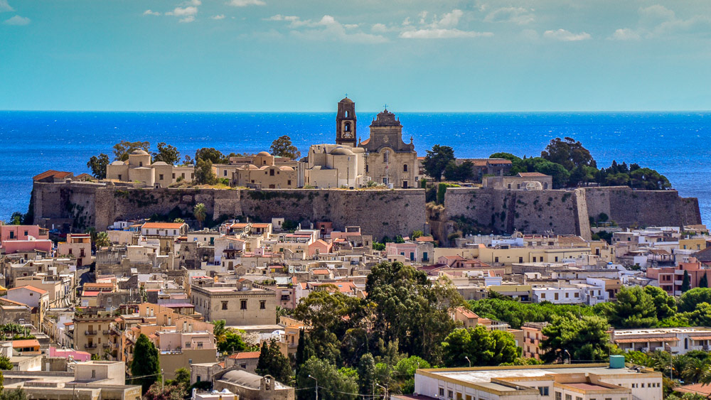 The 16th century Lipari Citadel sits on top of an ancient Greek acropolis.
