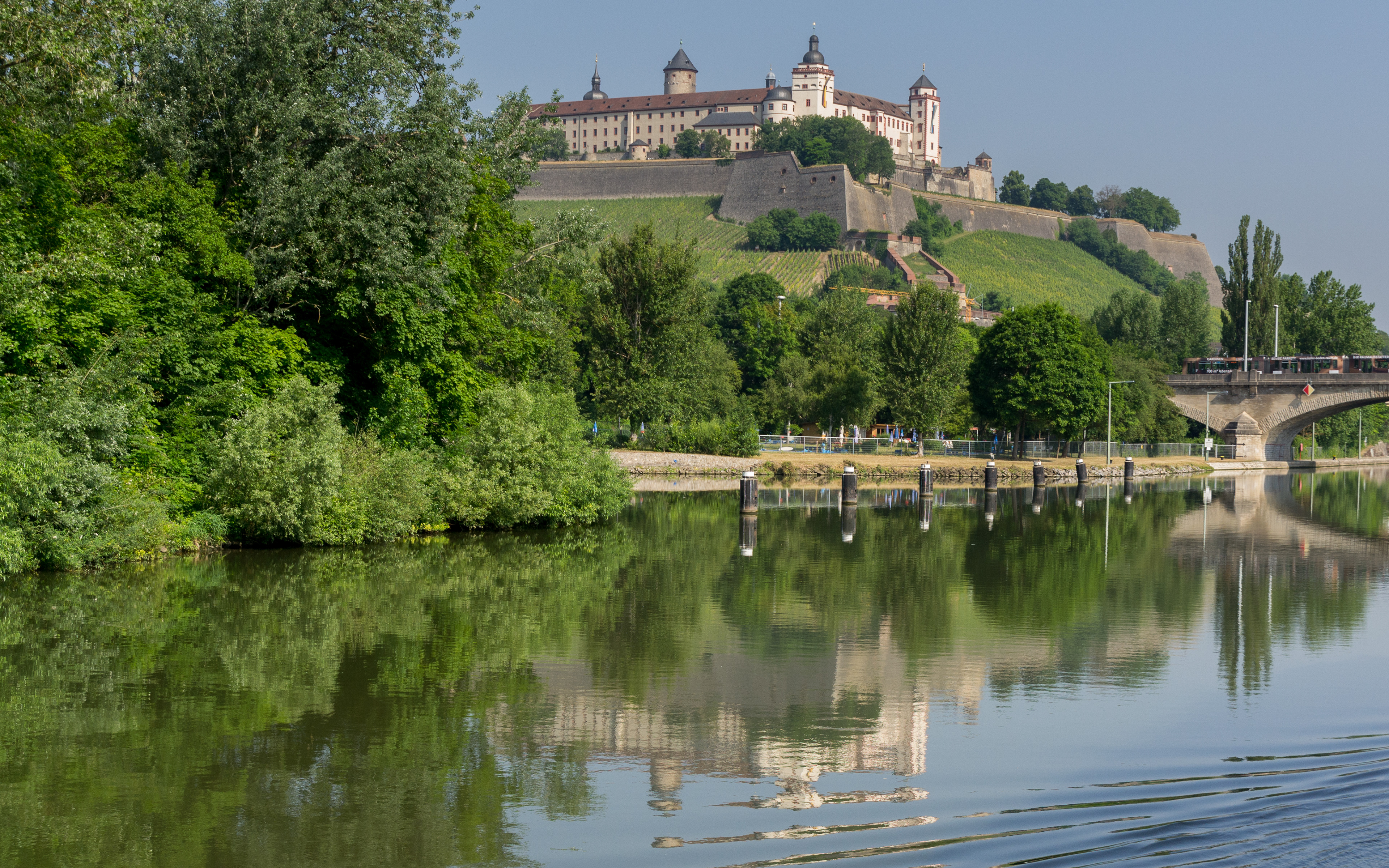 Marienberg Fortress, Wurzburg overlooking the River Main dates back over five centuries.