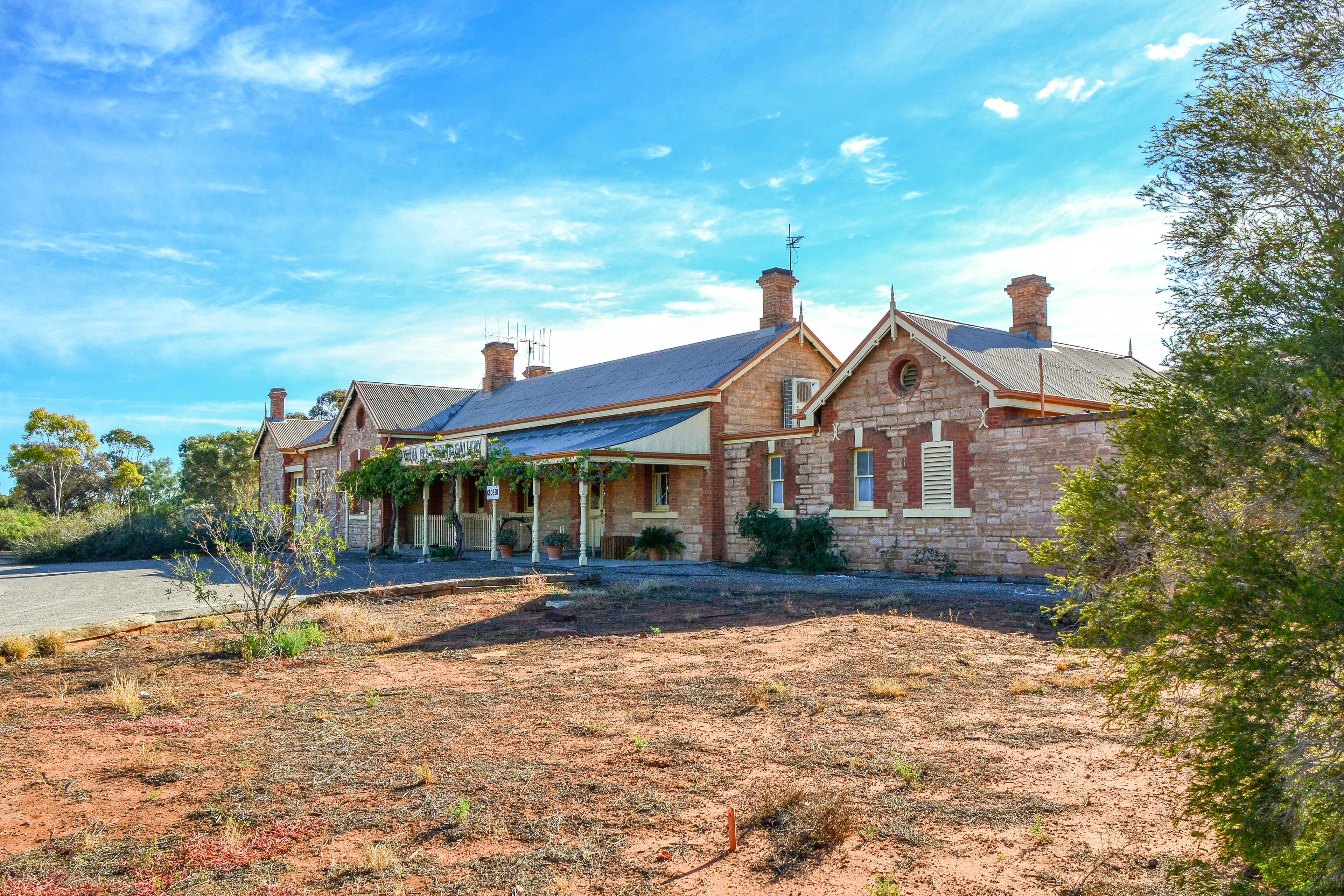 The historic Hawker Railway Station now a Restaurant and Gallery..
