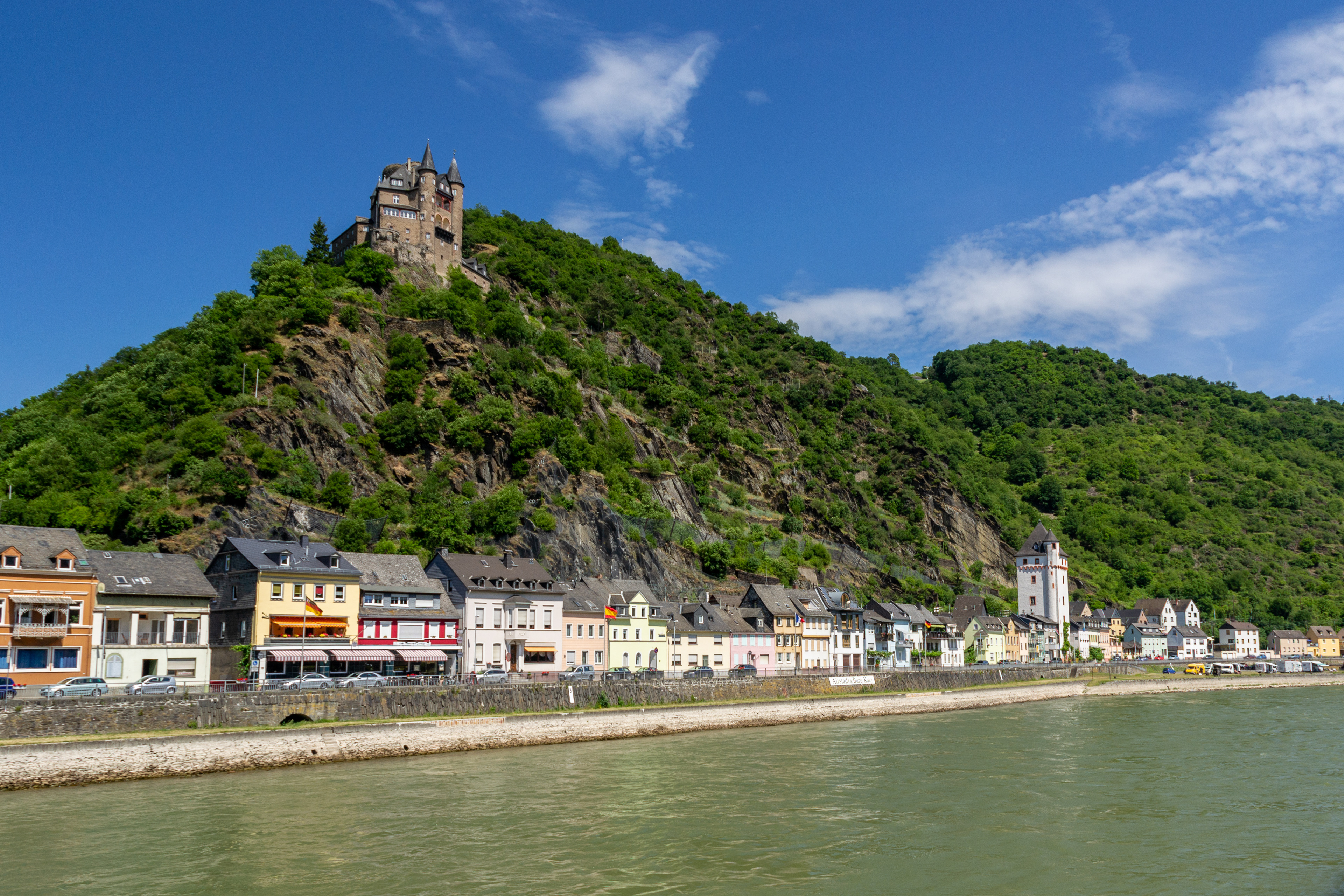 Katz Castle (Burg Katz) is a privately owned castle above the town of St. Goarshausen.