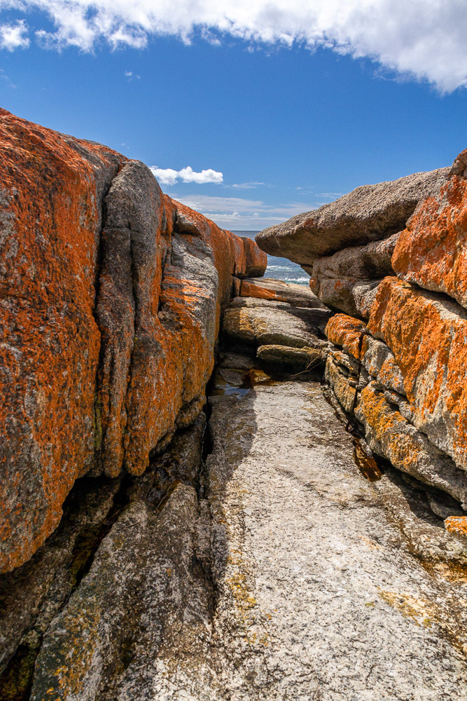 Passage to the ocean.