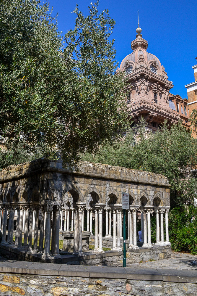 the cloisters of Saint Andrea, the only remains of the Saint Andrea dell Porta Monastery.