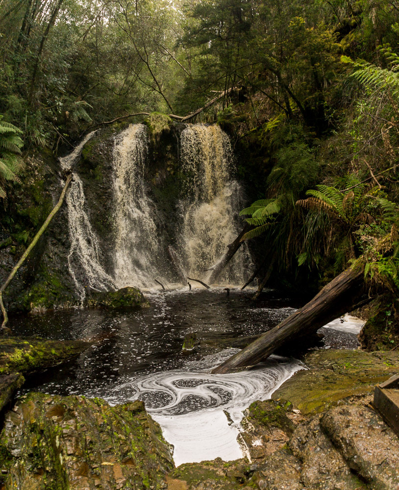 Hogath Falls in full flow after recent rainfall.
