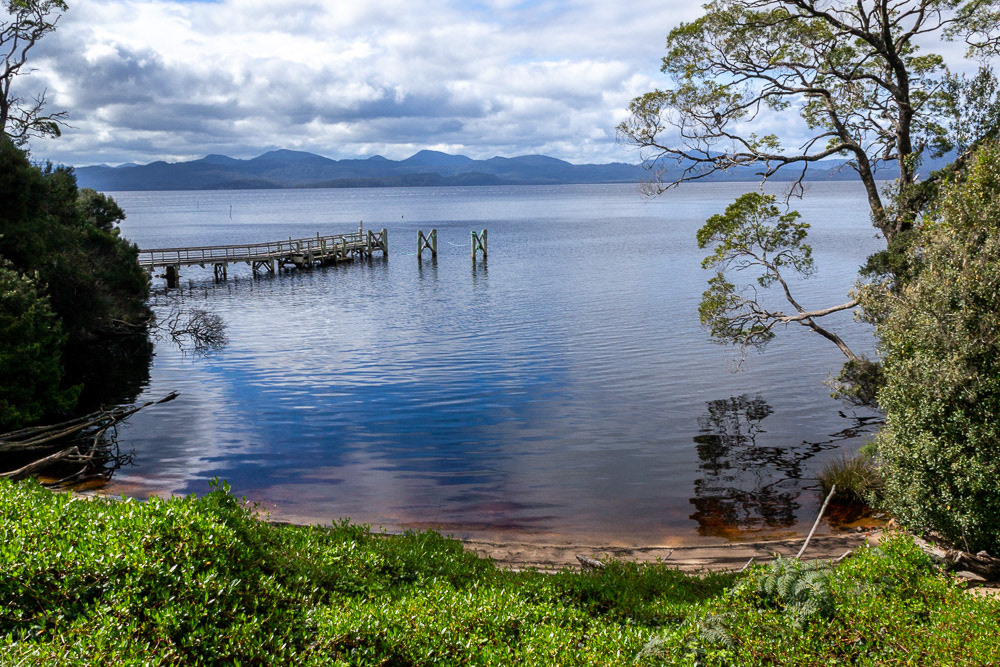 Sarah Island Jetty.