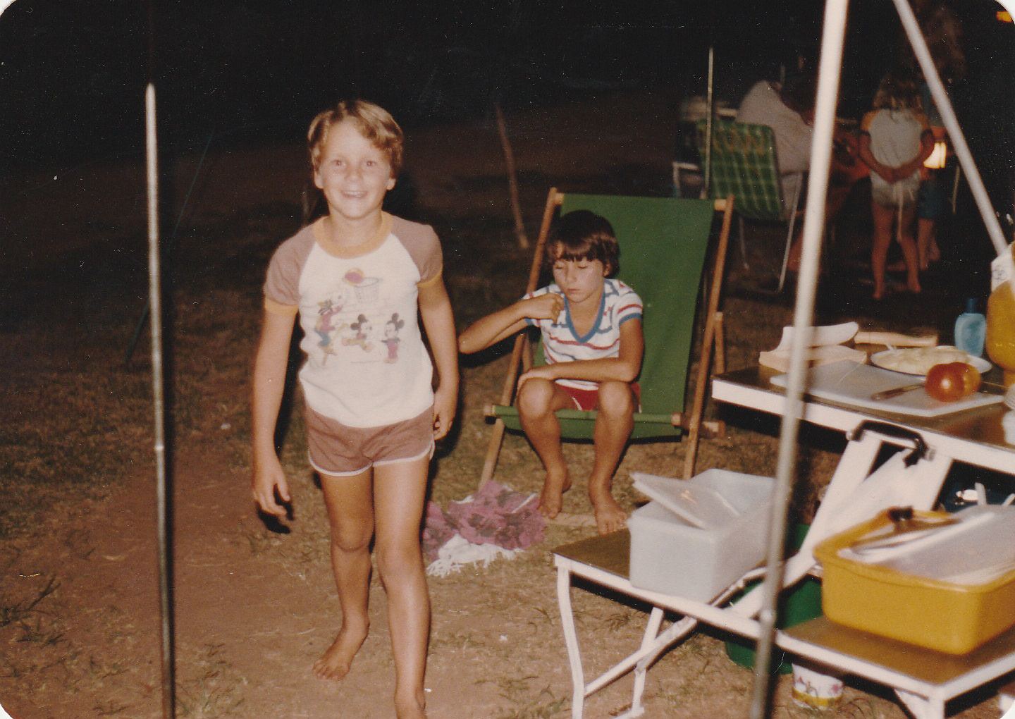 Matt and Tracy - camping