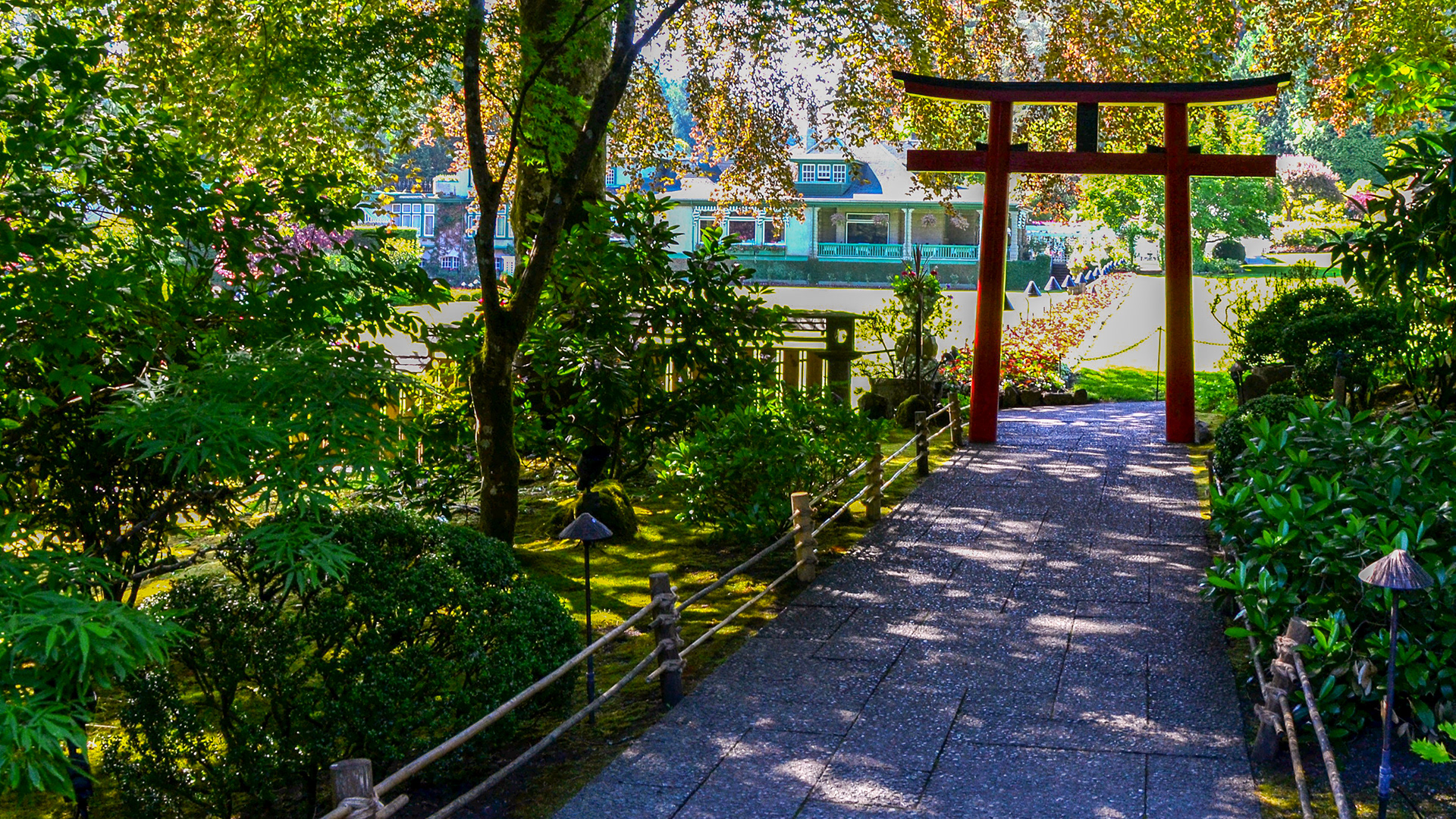 Entrance into the Japanese Gardens