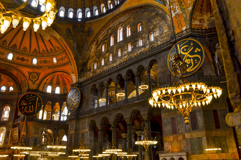 The vast interior of what was the world's largest cathedral for nearly a thousand years