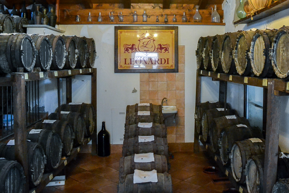 Barrels of liquid gold age gracefully over time.