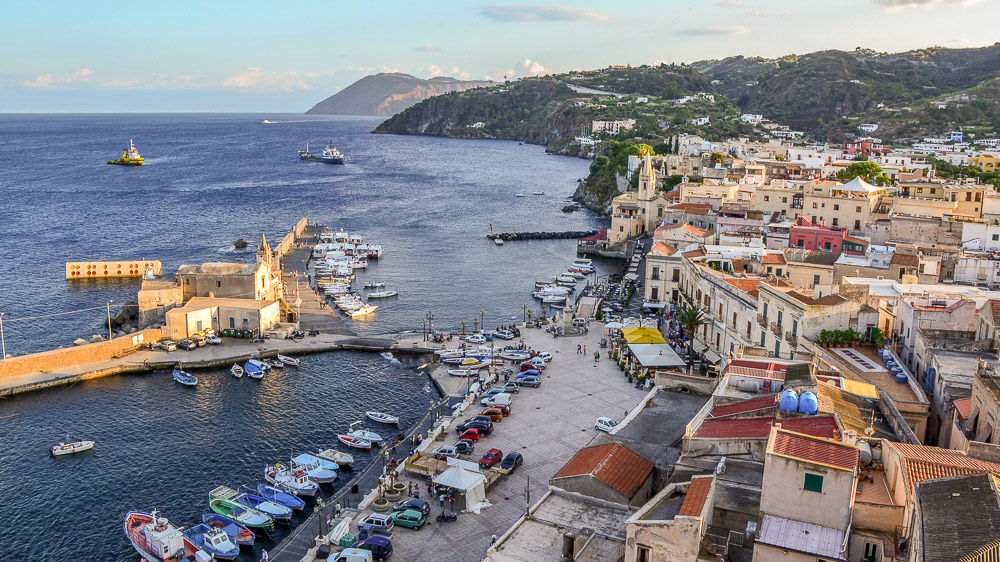 The view over Marina Corta from the Citadel.