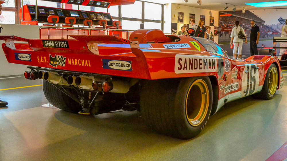 Ferrari 512M (5L 12 cylinder engine) sports racer.