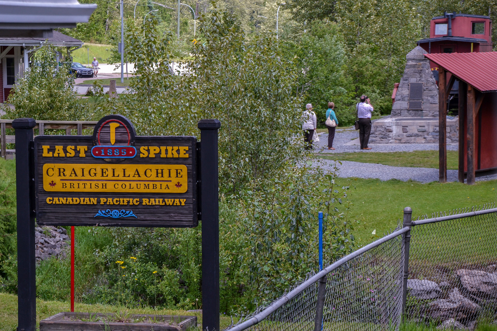 Craigellachie is most famous for being the site of the "Last Spike" of the Canadian-Pacific Railway,