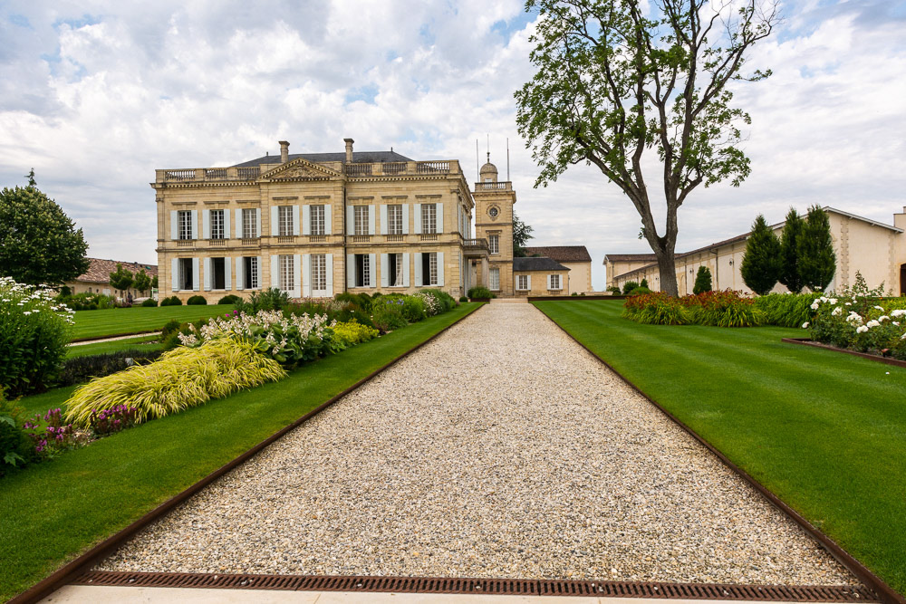 Le Chateau Gaurud-Larose - a grand entrance statement.