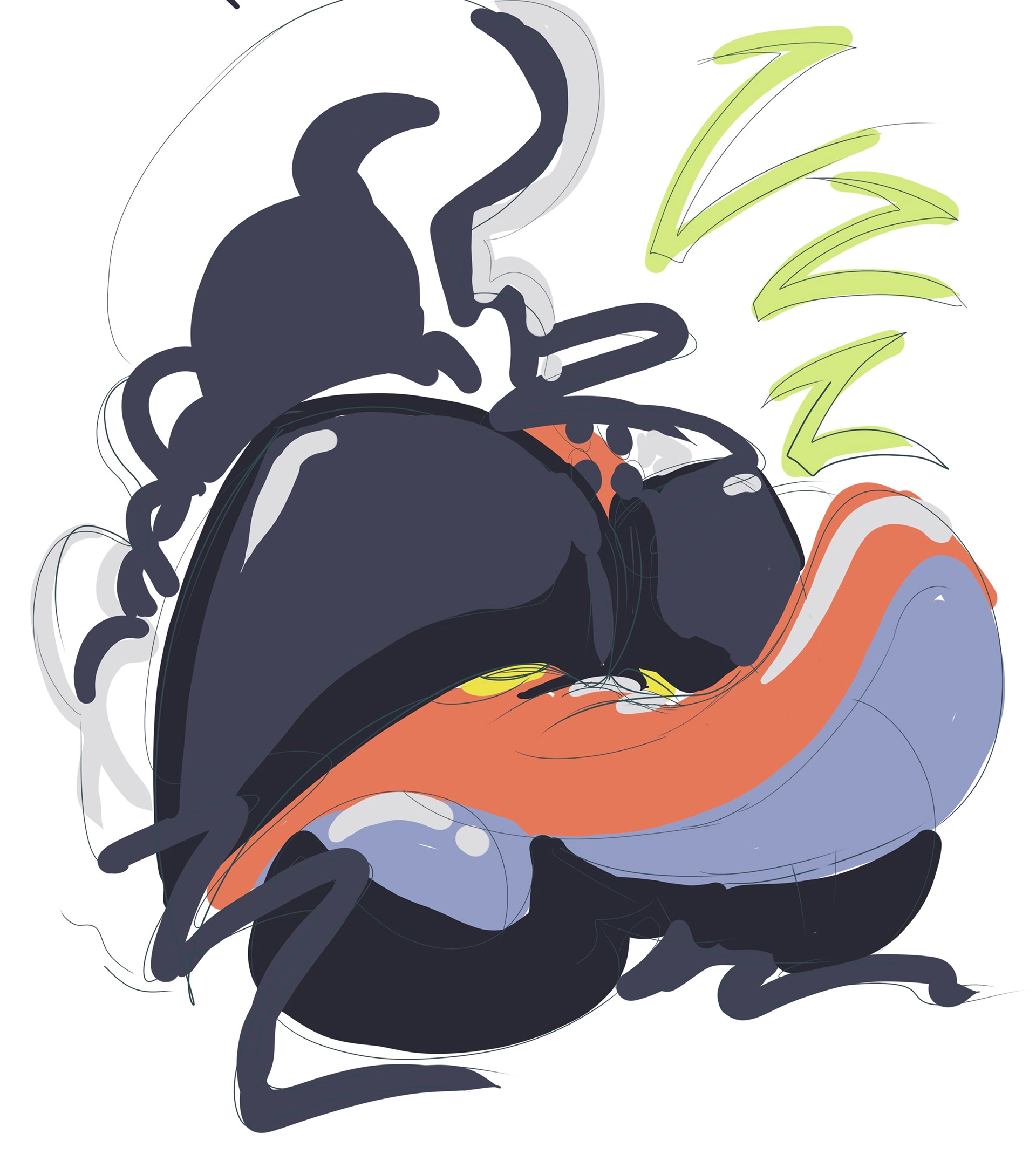 Sleepy Kmuiii Doodle