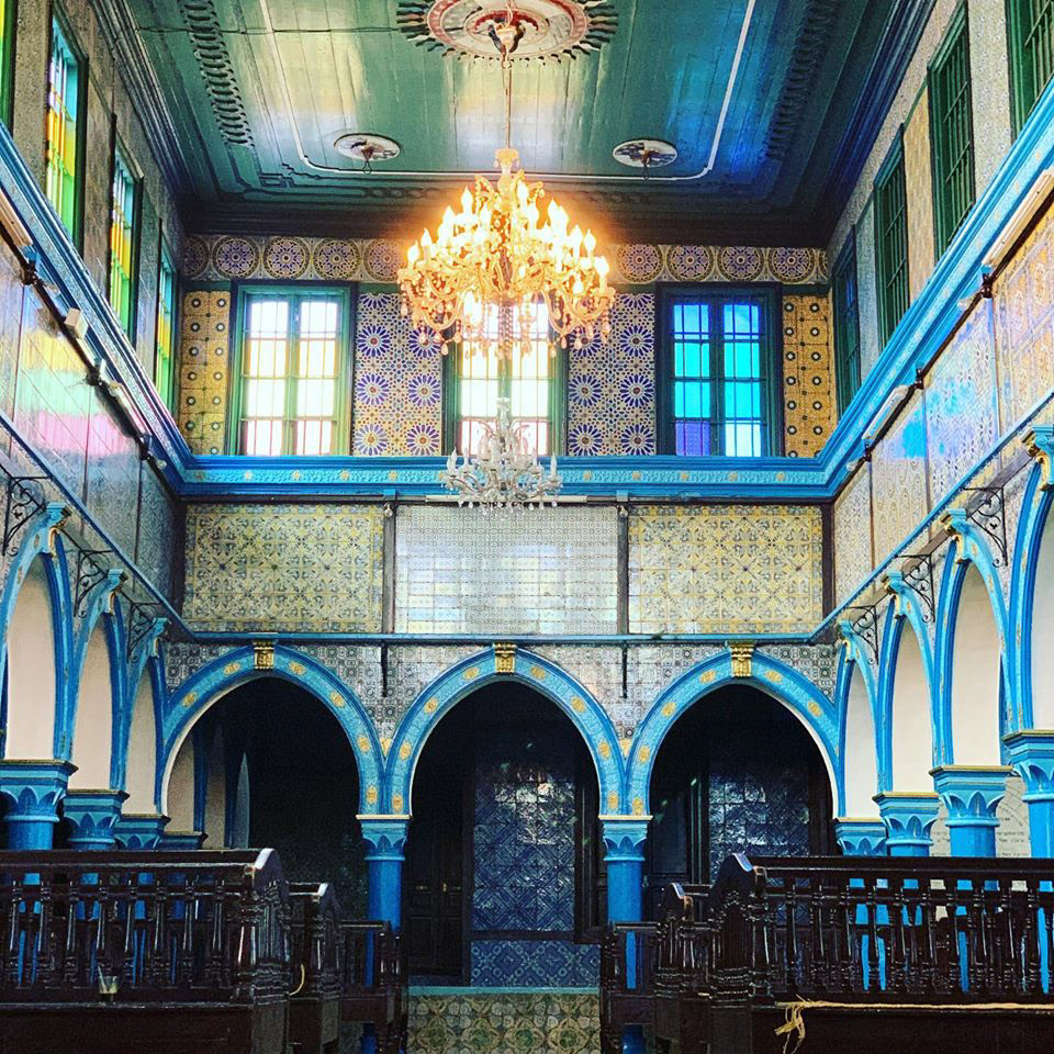 .. not to forget this other haven.. oldest #synagogue of #Africa, beautifully rebuilt and ornamented to showcase #Tunisia's #neomoorish #architectural style, through the lens of Aymen Mrad.. from teh heart of Djerba #island.. #Peace!